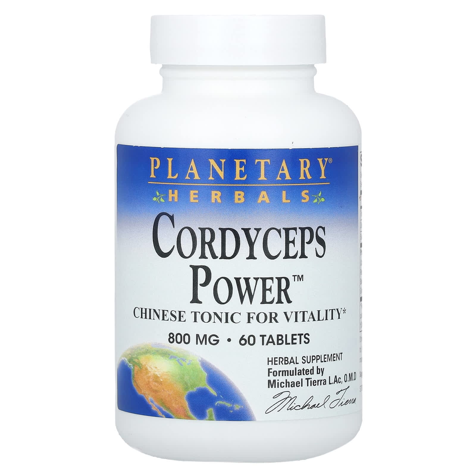 Planetary Herbals Cordyceps Power – 60 comprimés de Planetary Herbals