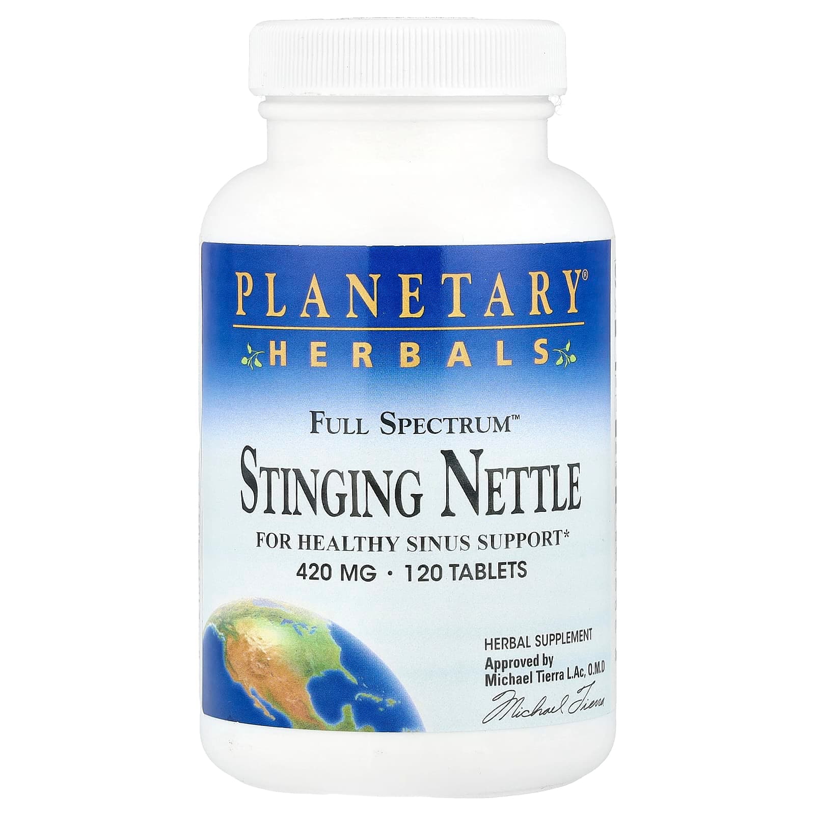 Planetary Herbals Full Spectrum Stinging Nettle – 120 comprimés de Planetary Herbals