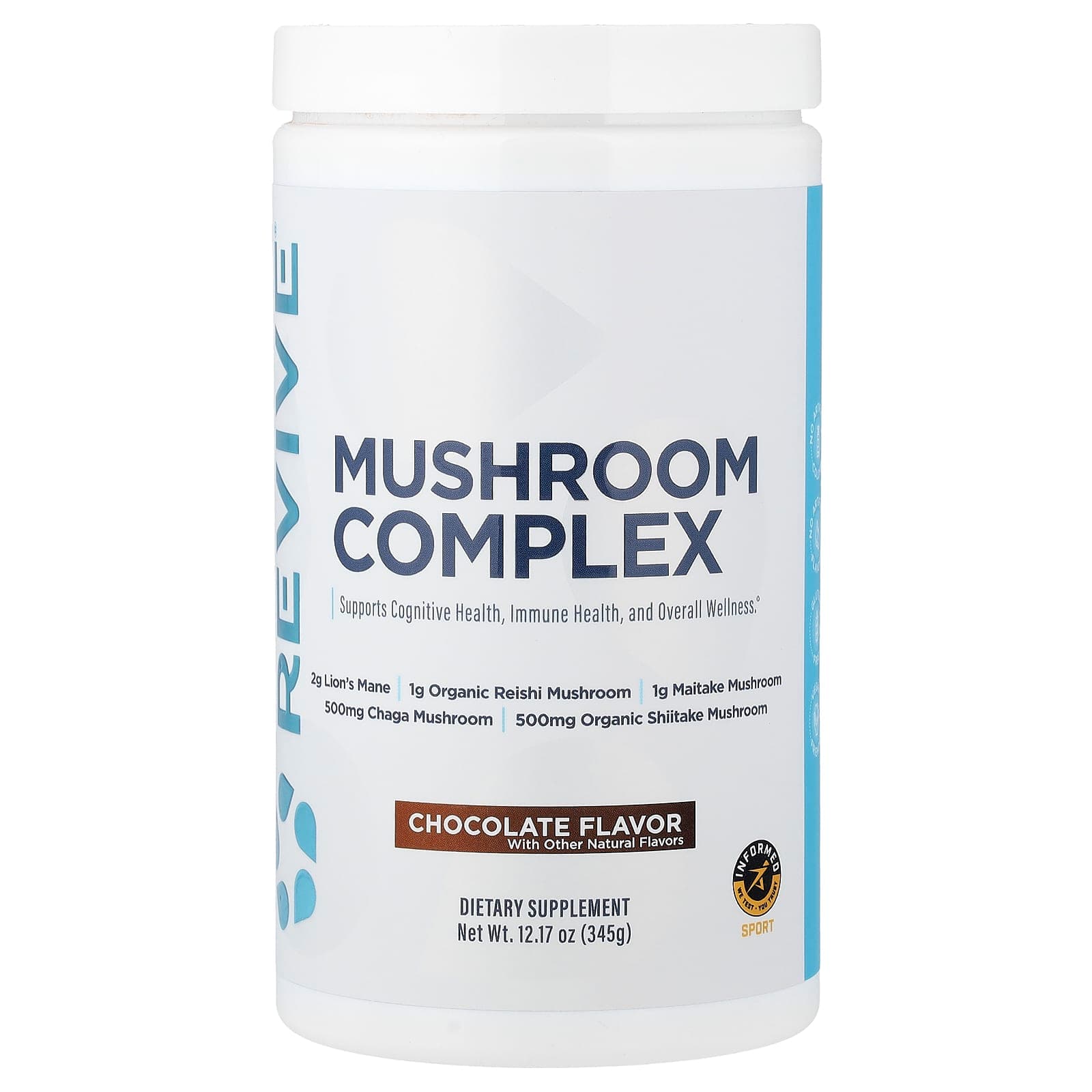 Revive Mushroom Complex – Chocolate – 345 g de Revive