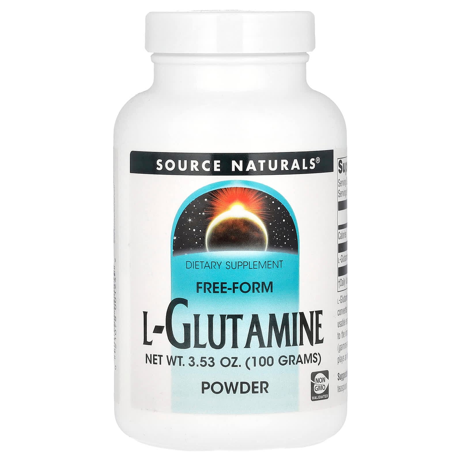 Source Naturals L-Glutamine Powder – 100 g de Source Naturals