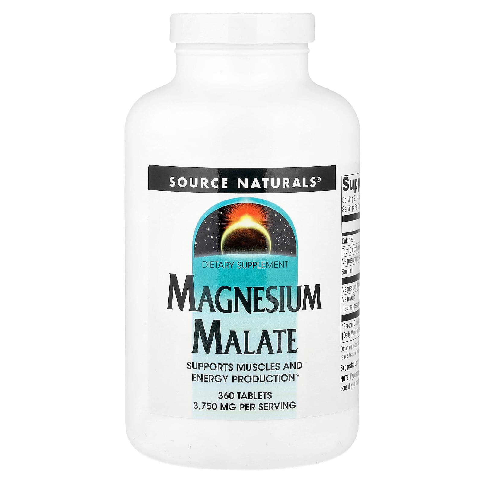 Source Naturals Magnesium Malate – 360 comprimés de Source Naturals