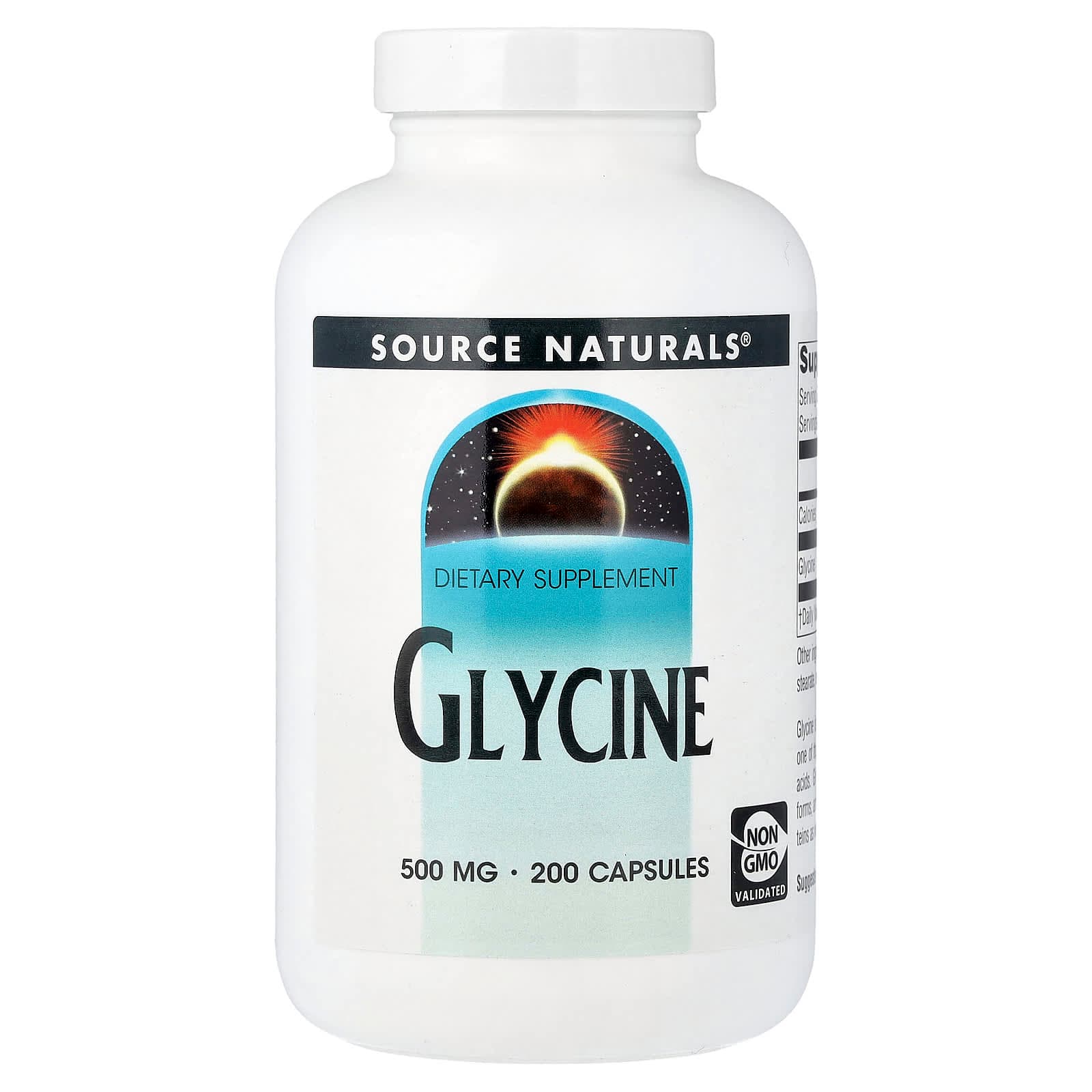 Source Naturals Glycine – 200 gélules de Source Naturals