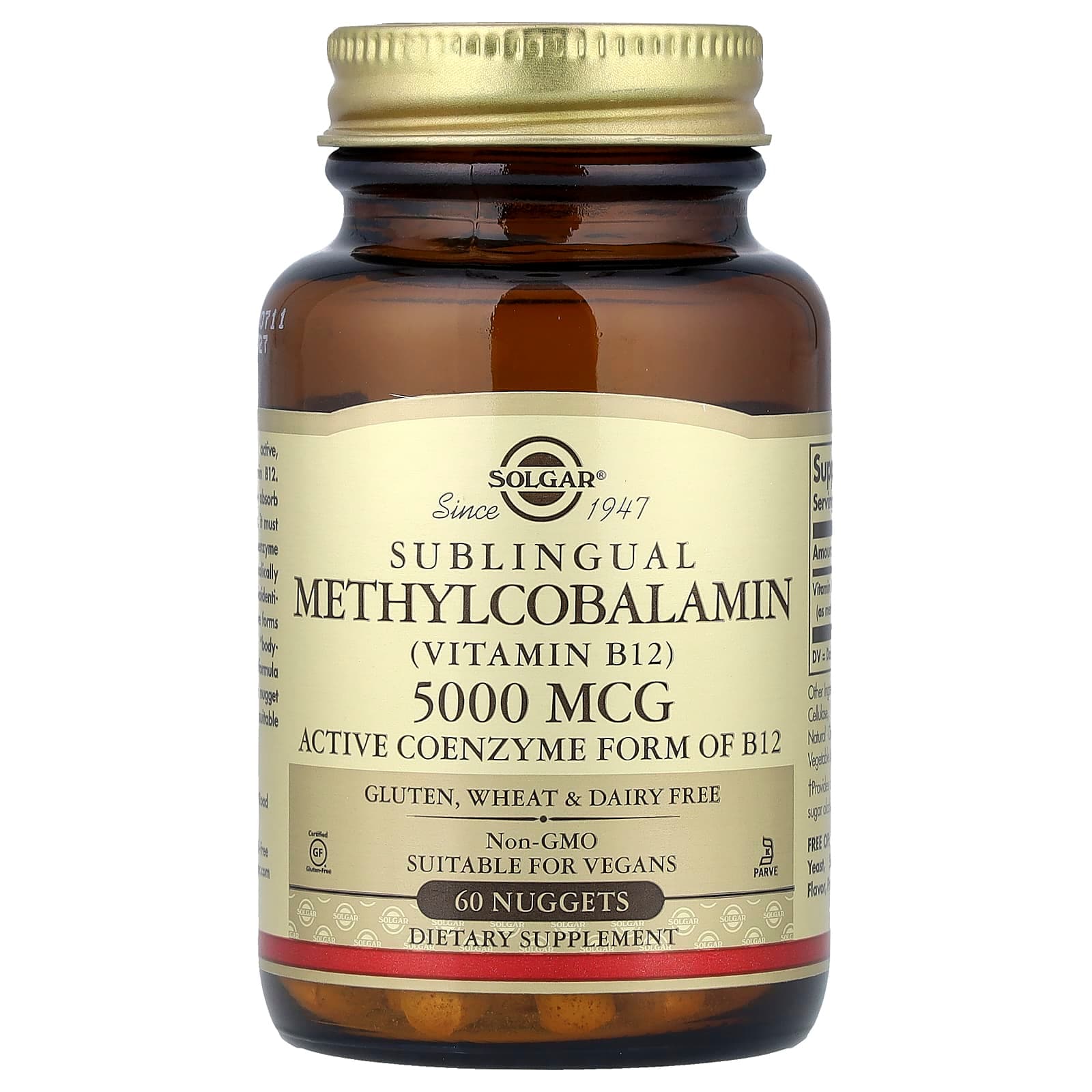Solgar Sublingual Methylcobalamin (Vitamin B12) – 5000 µg de Solgar