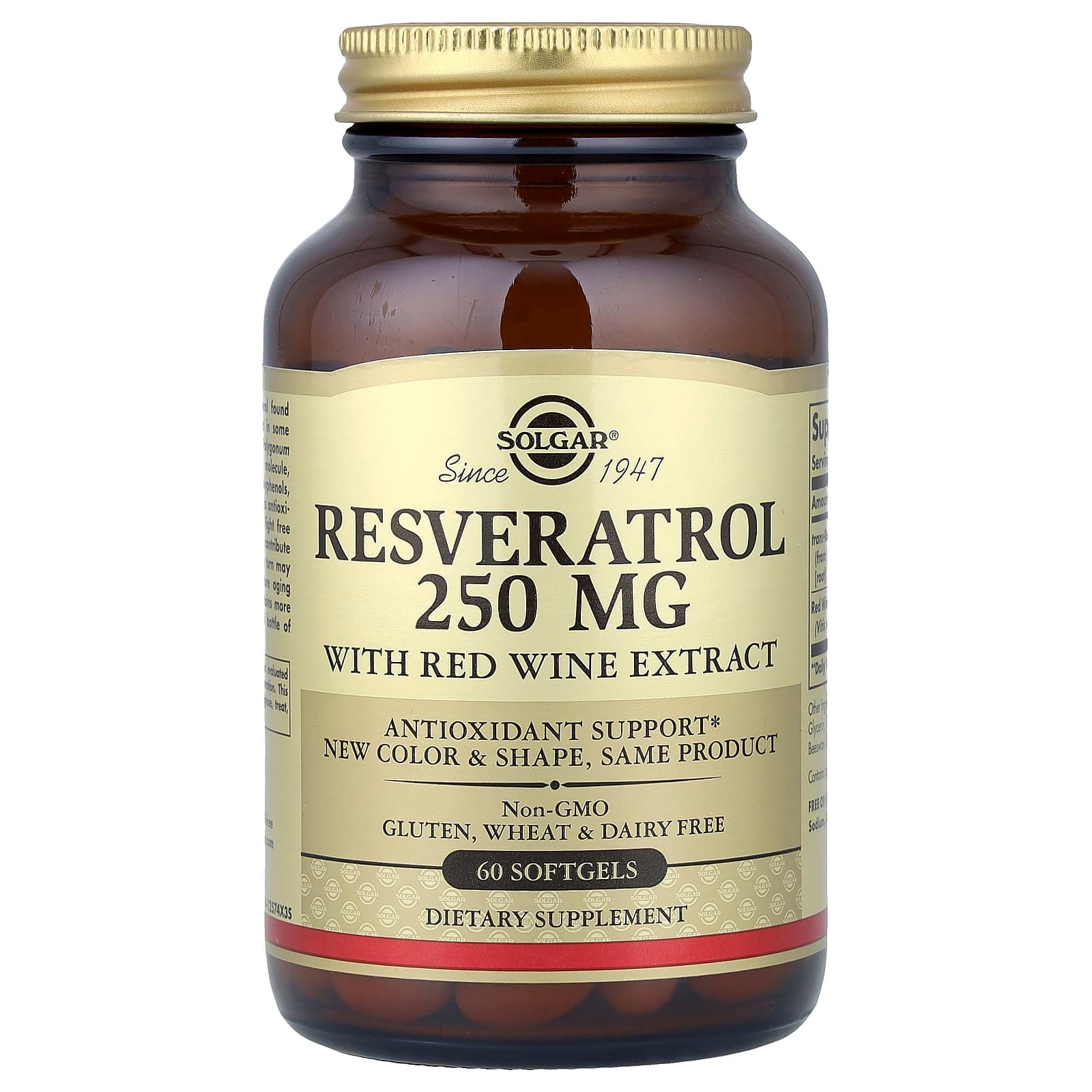 Solgar Resveratrol – 60 capsules molles de Solgar
