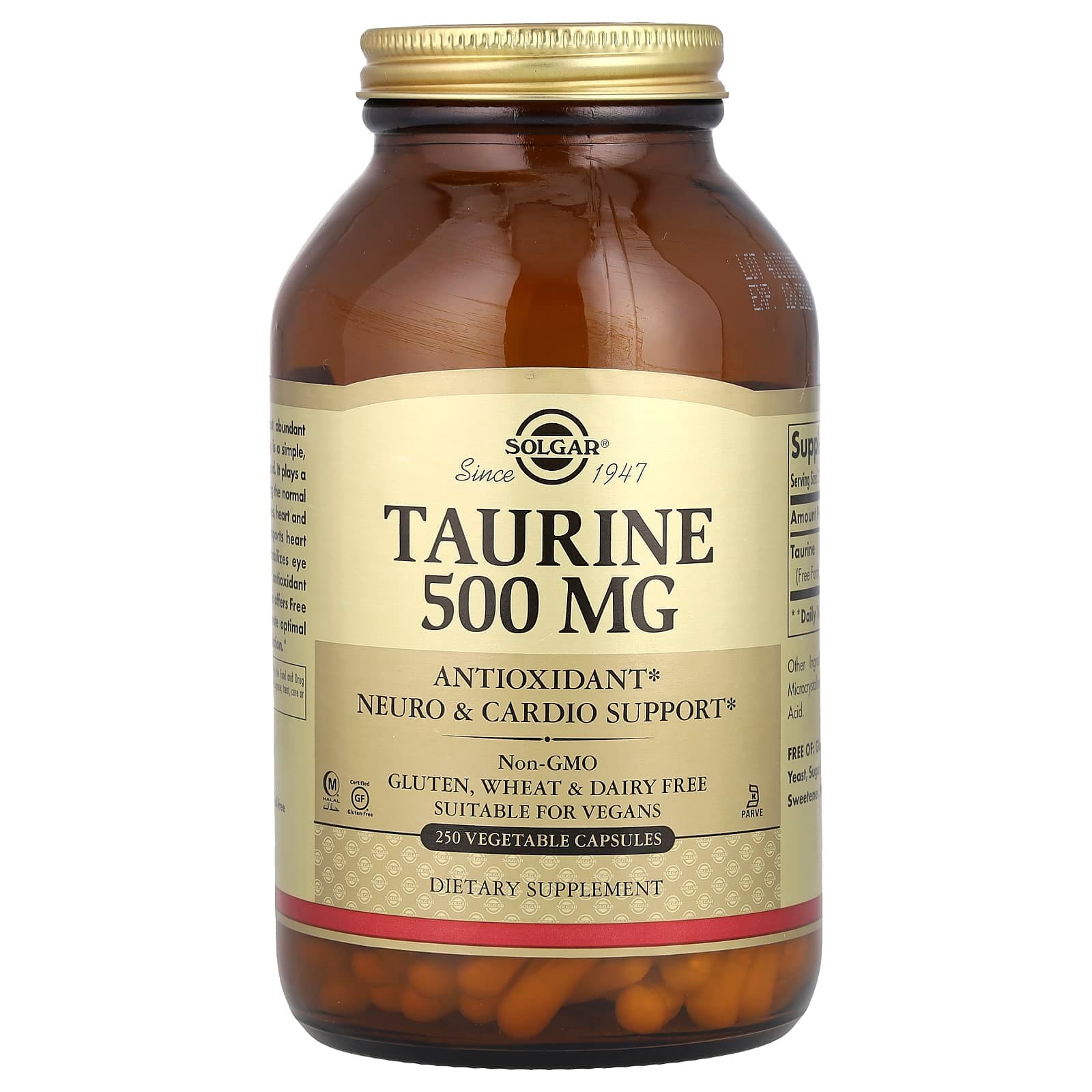 Solgar Taurine – 500 mg de Solgar