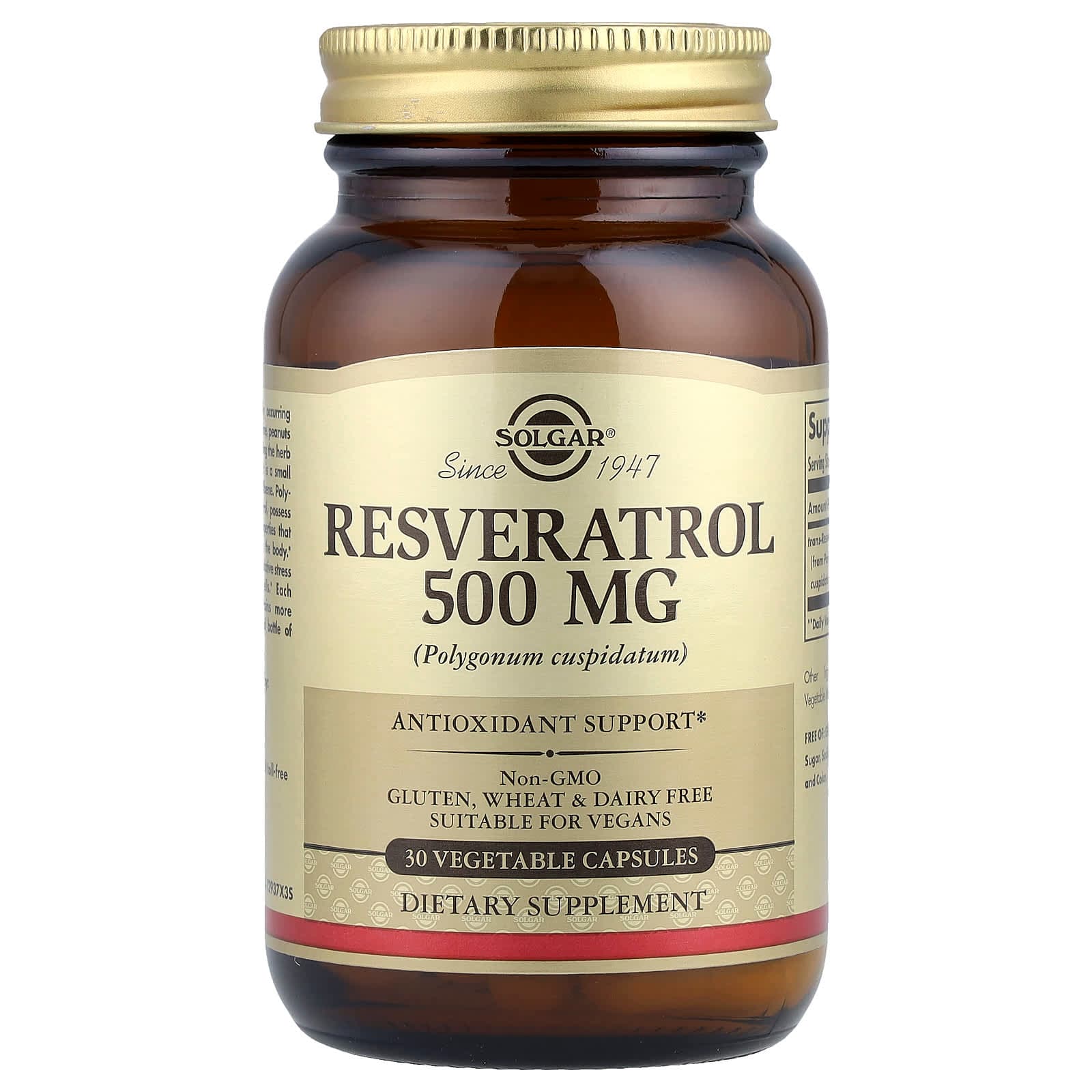 Solgar Resveratrol – 500 mg de Solgar