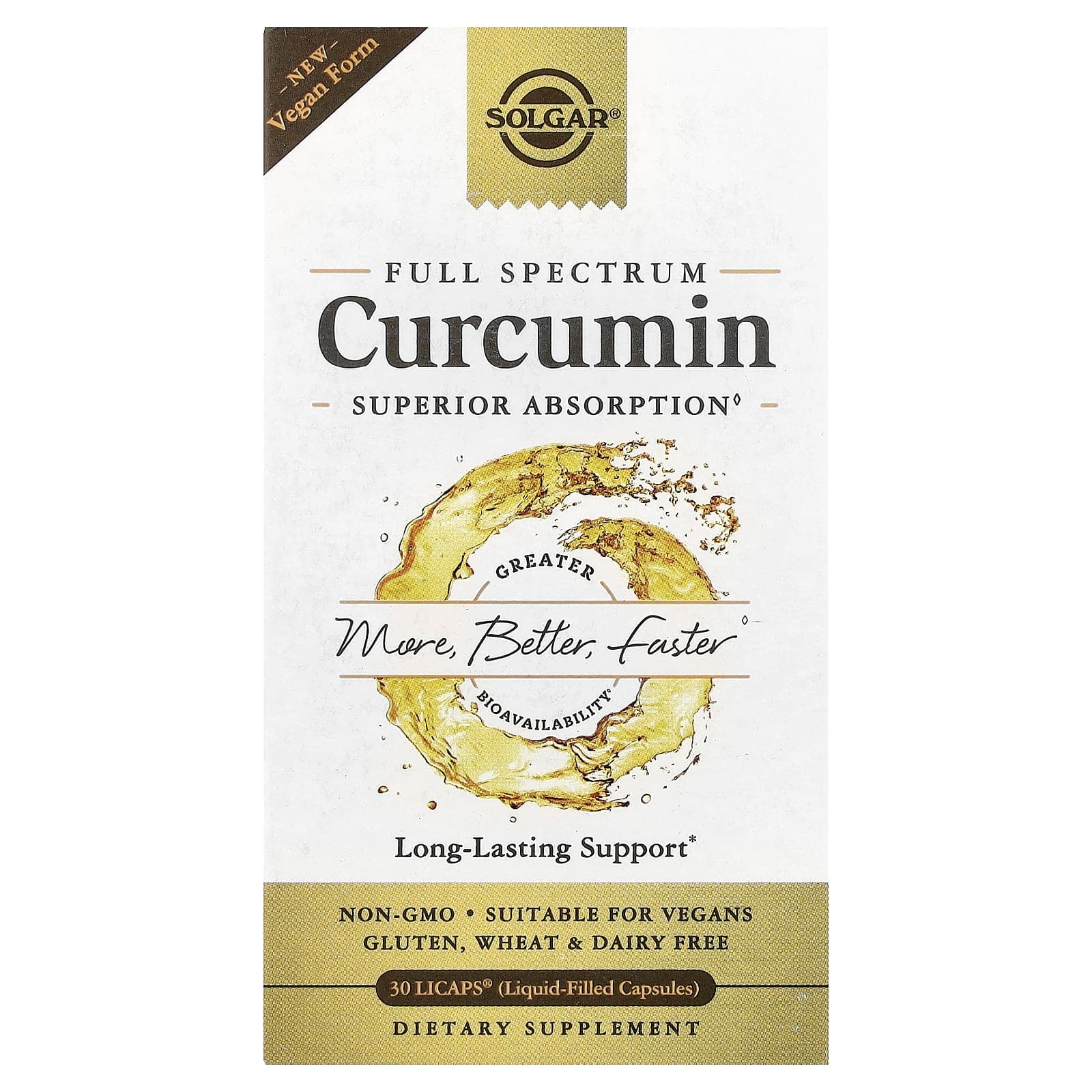 Solgar Full Spectrum Curcumin, 30 LiCaps de Solgar