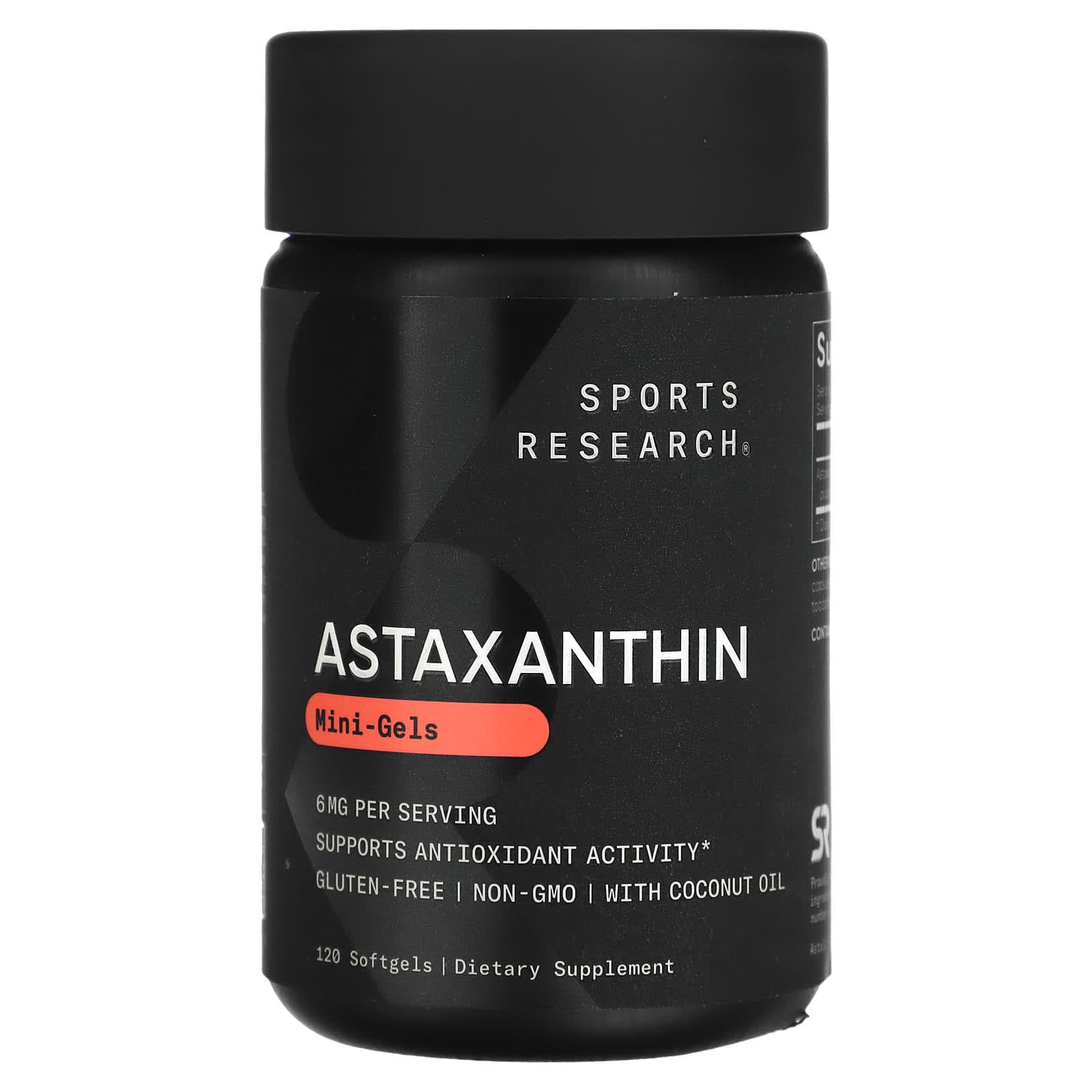 Sports Research Astaxanthin, Mini-Gels – 120 capsules molles de Sports Research