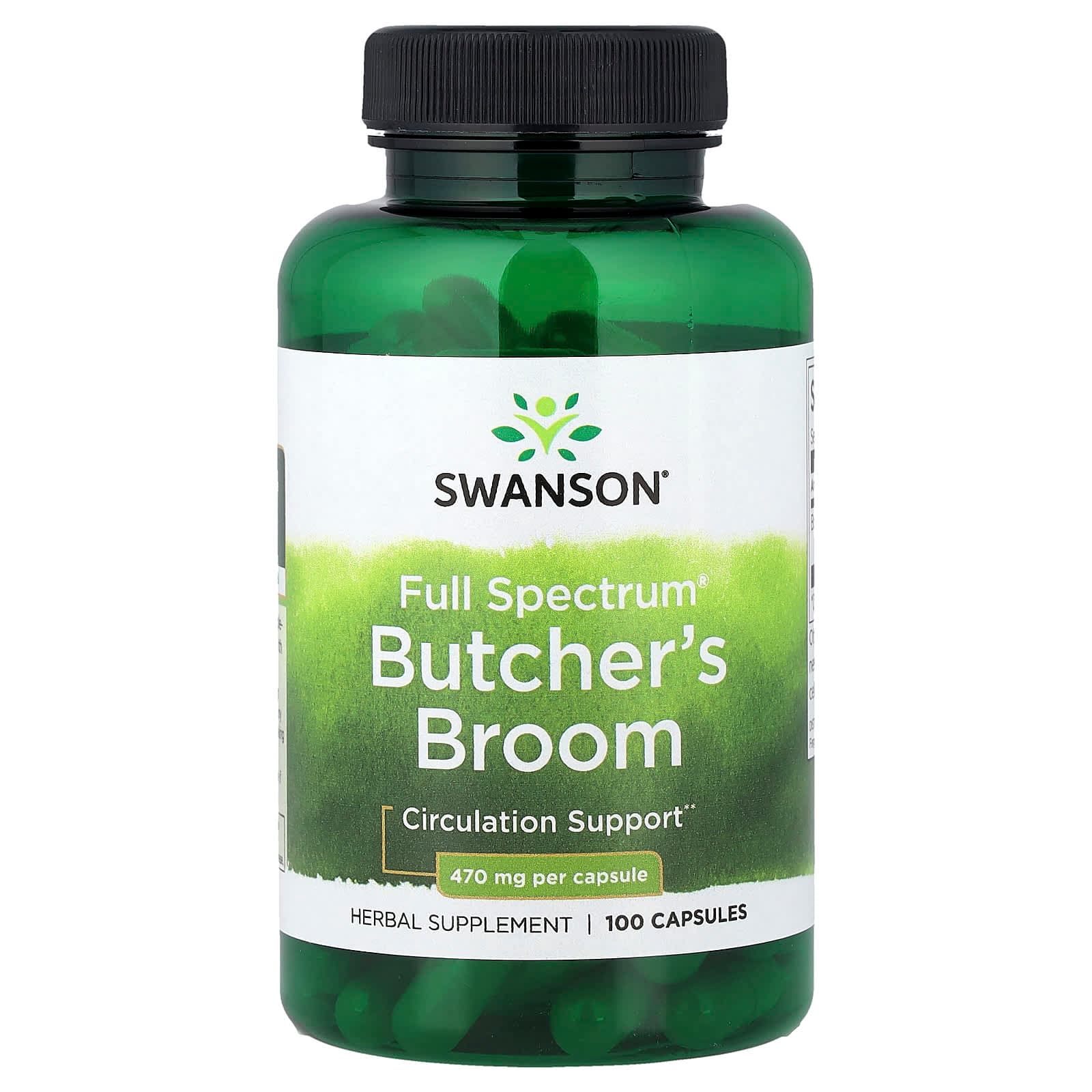 Swanson Vitamins Full Spectrum Butcher's Broom – 100 gélules de Swanson Vitamins