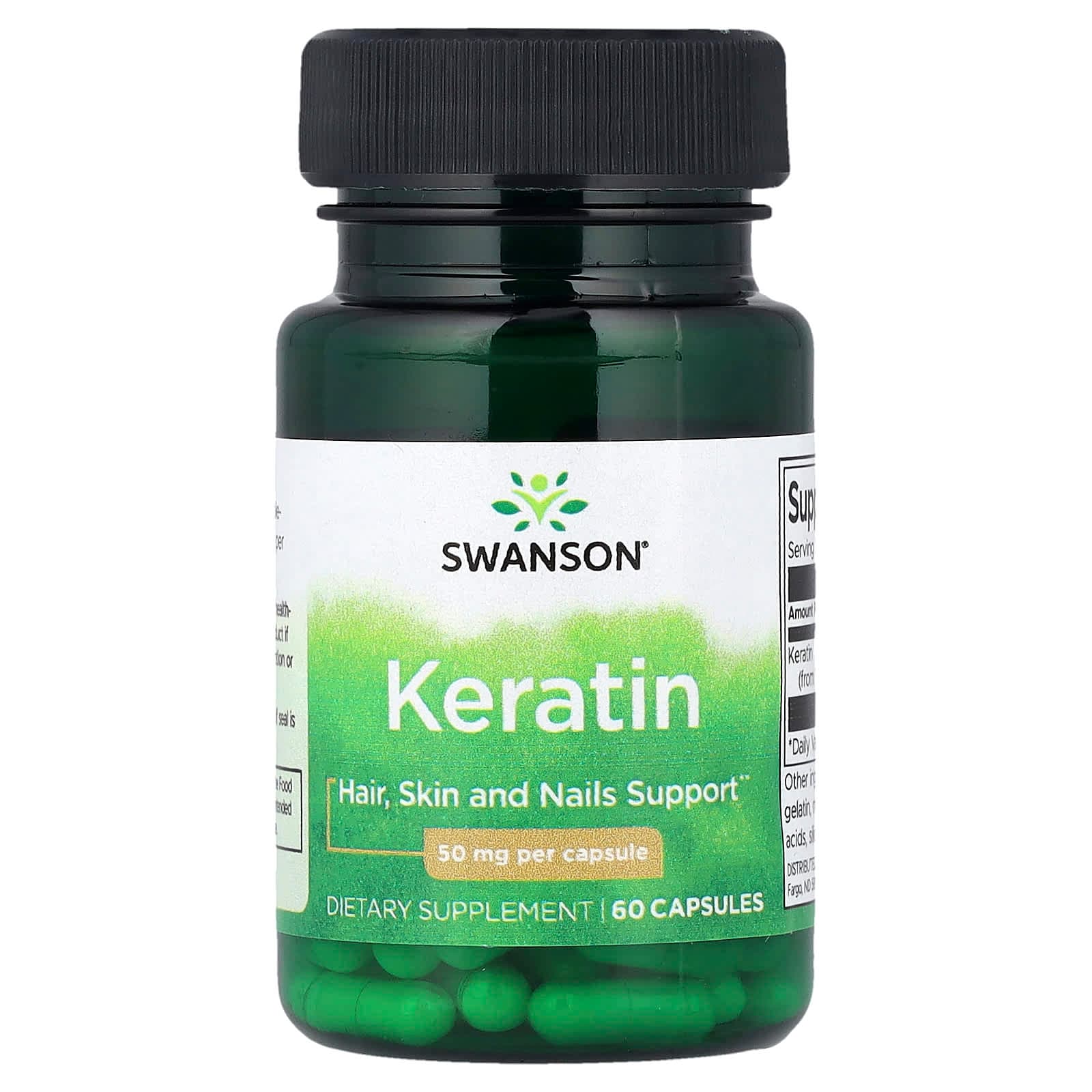 Swanson Vitamins Keratin – 60 gélules de Swanson Vitamins