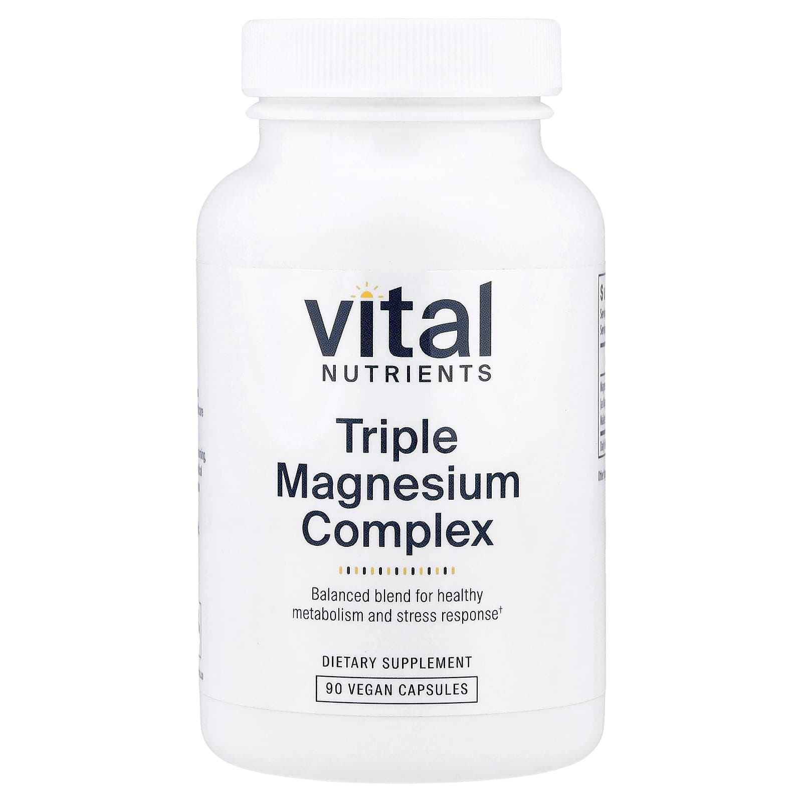 Vital Nutrients Triple Magnesium Complex – 90 gélules véganes de Vital Nutrients
