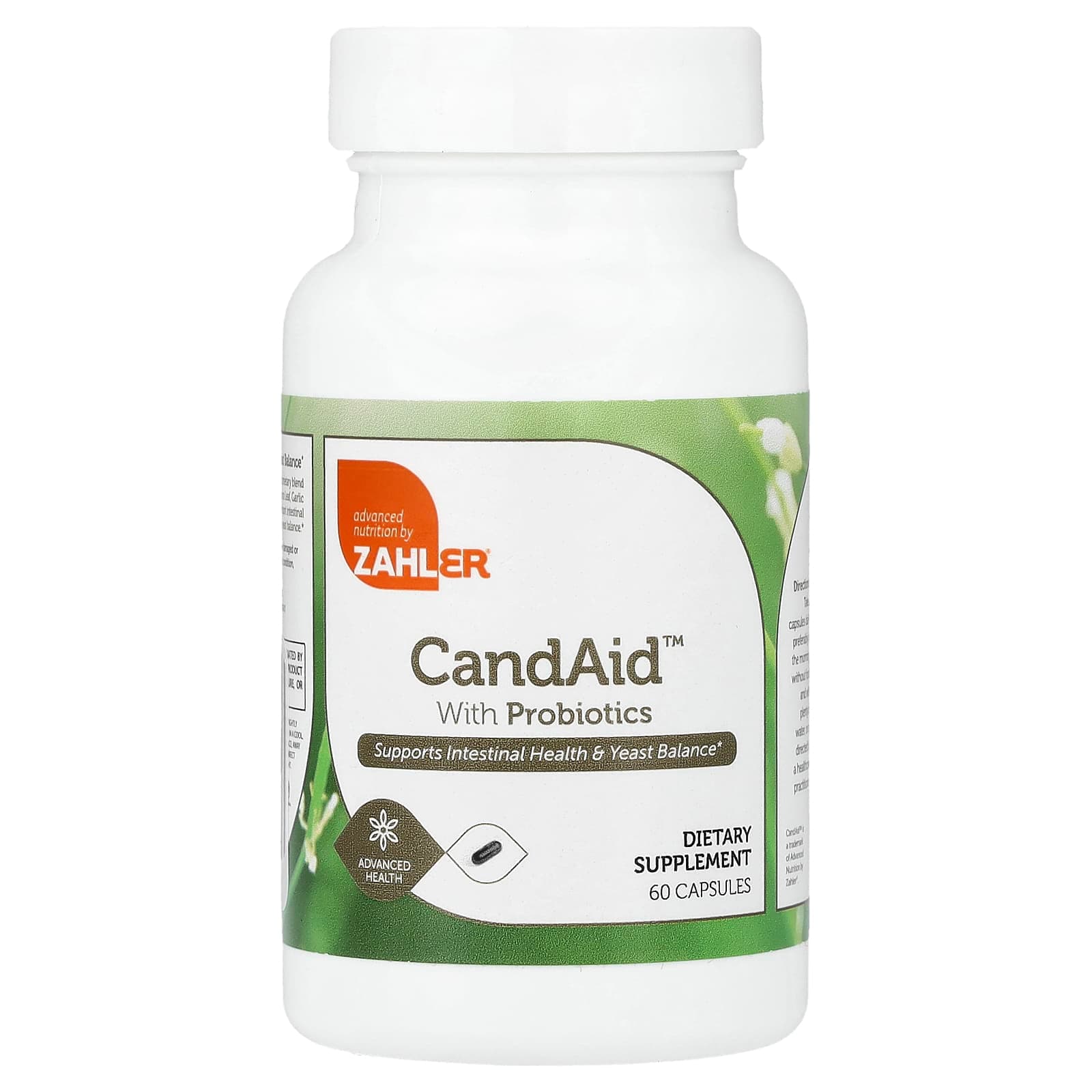 Zahler CandAid With Probiotics – 60 gélules de Zahler