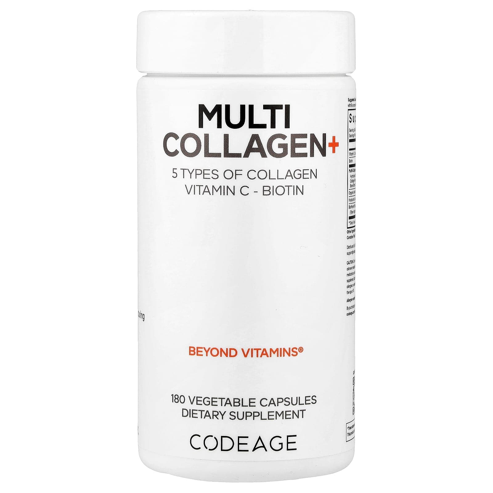 Codeage Multi Collagen+, 180 Vegetable Capsules de Codeage