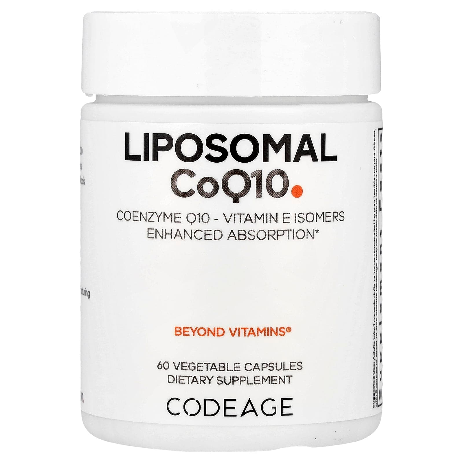 Codeage Liposomal CoQ10, 60 Vegetable Capsules de Codeage