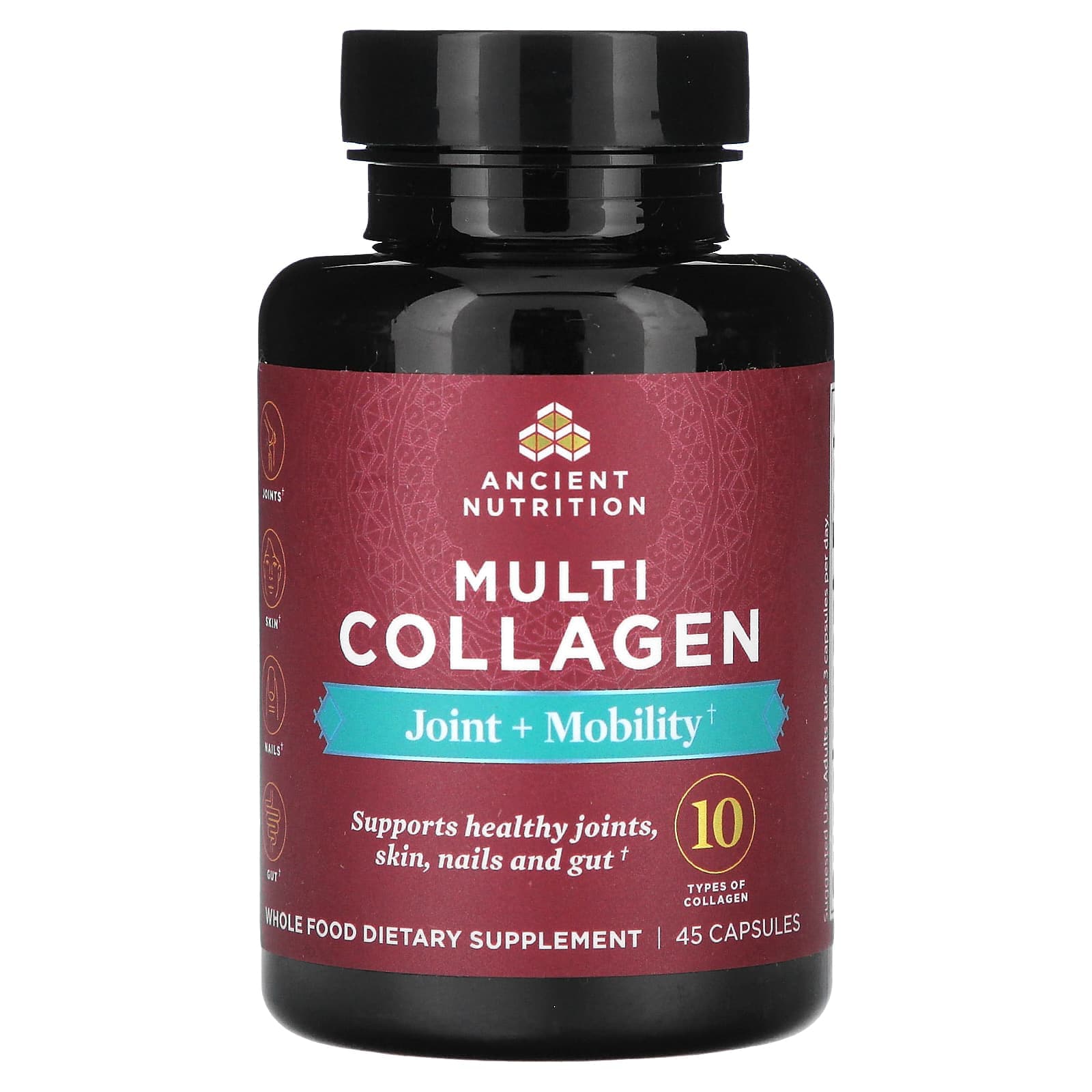 Ancient Nutrition Multi Collagen, Joint + Mobility – 45 gélules de Ancient Nutrition