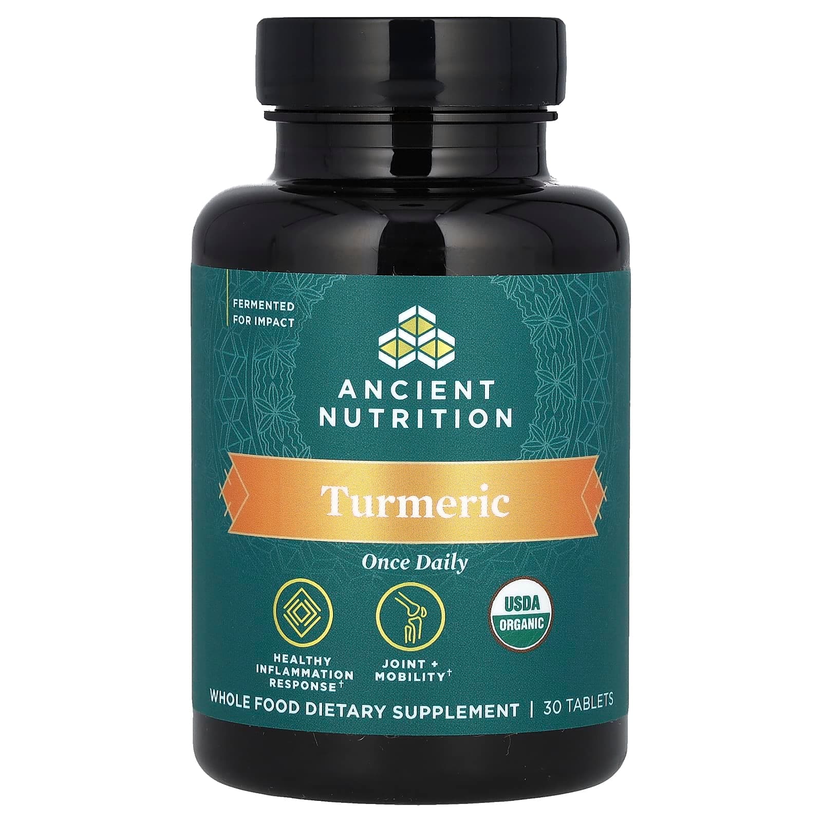 Ancient Nutrition Turmeric, Once Daily – 30 comprimés de Ancient Nutrition