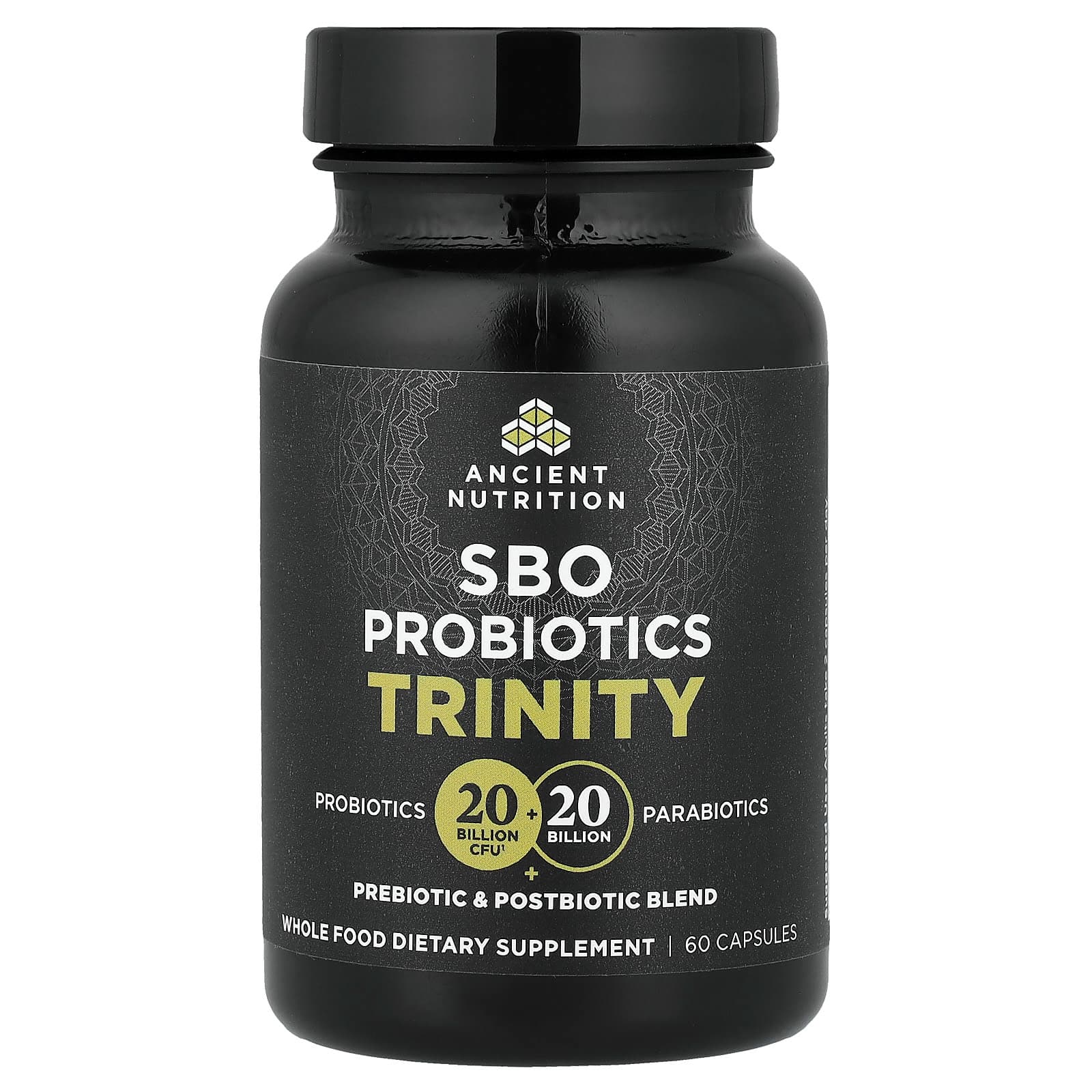 Ancient Nutrition SBO Probiotics Trinity – 60 gélules de Ancient Nutrition