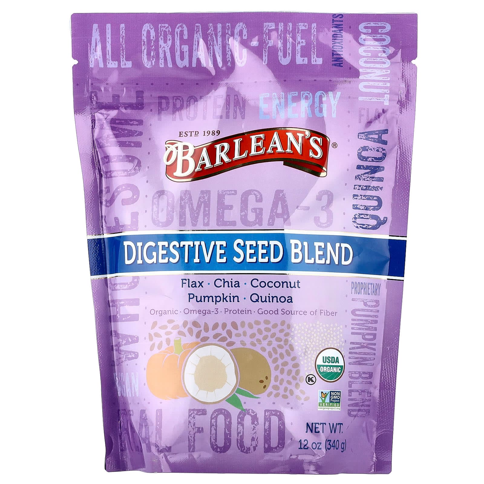 Barlean's Digestive Seed Blend – 340 g de Barlean's