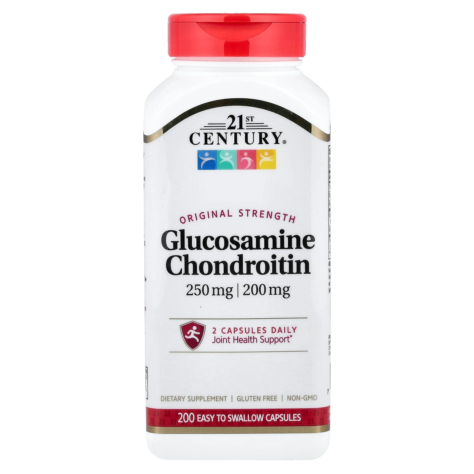 21st Century Glucosamine Chondroitin, 200 Easy to Swallow Capsules de 21st Century