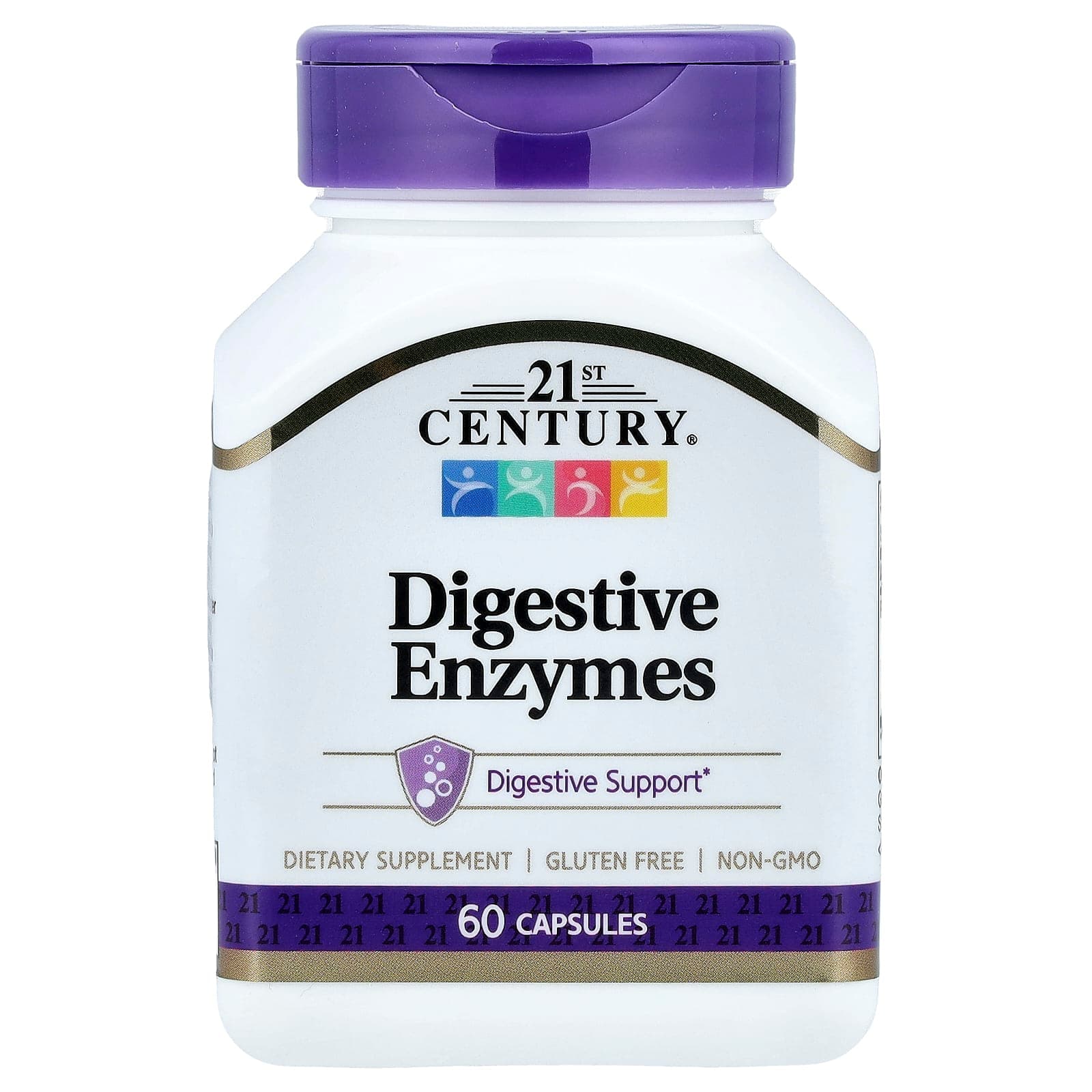 21st Century Digestive Enzymes – 60 gélules de 21st Century
