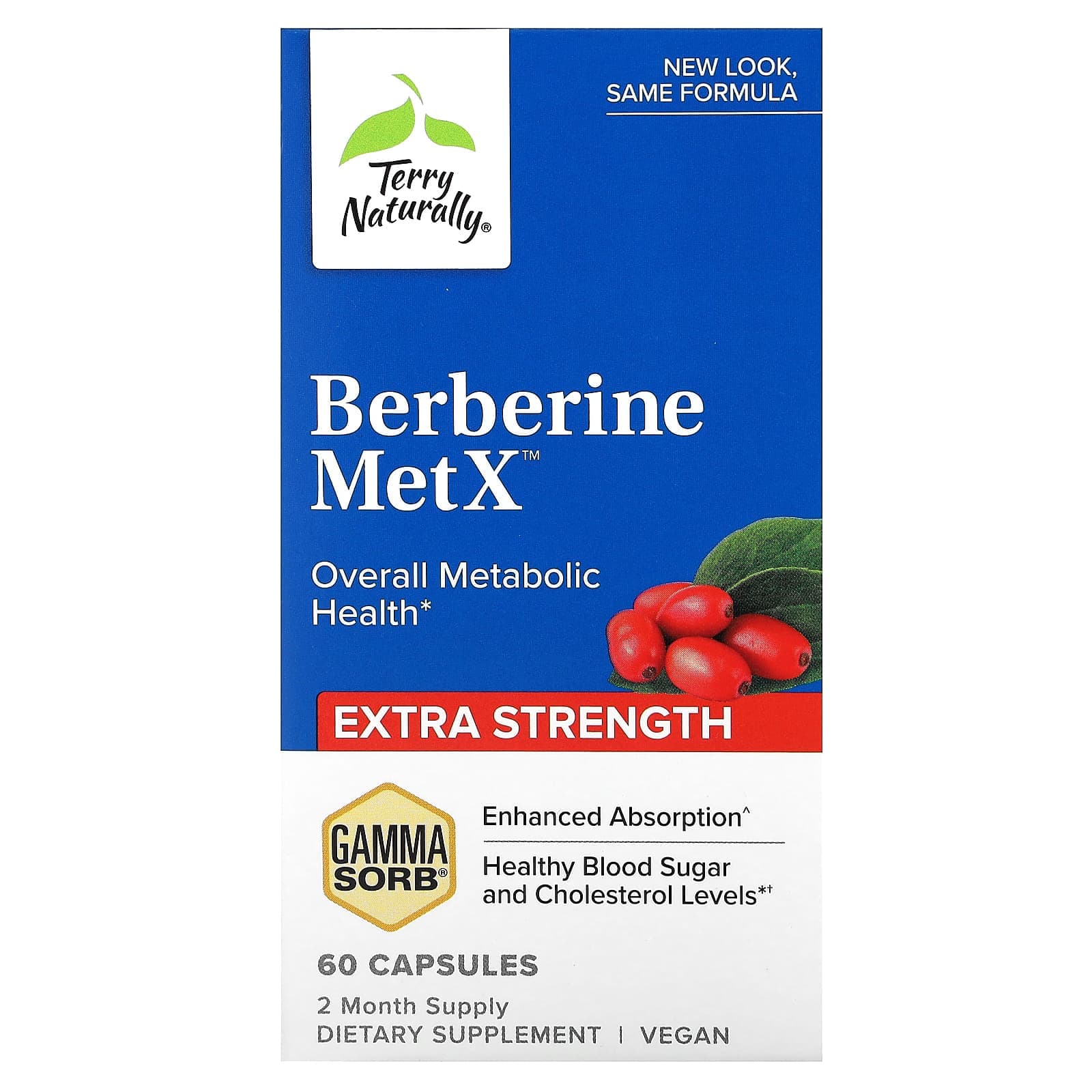 Terry Naturally Berberine MetX – 60 gélules de Terry Naturally