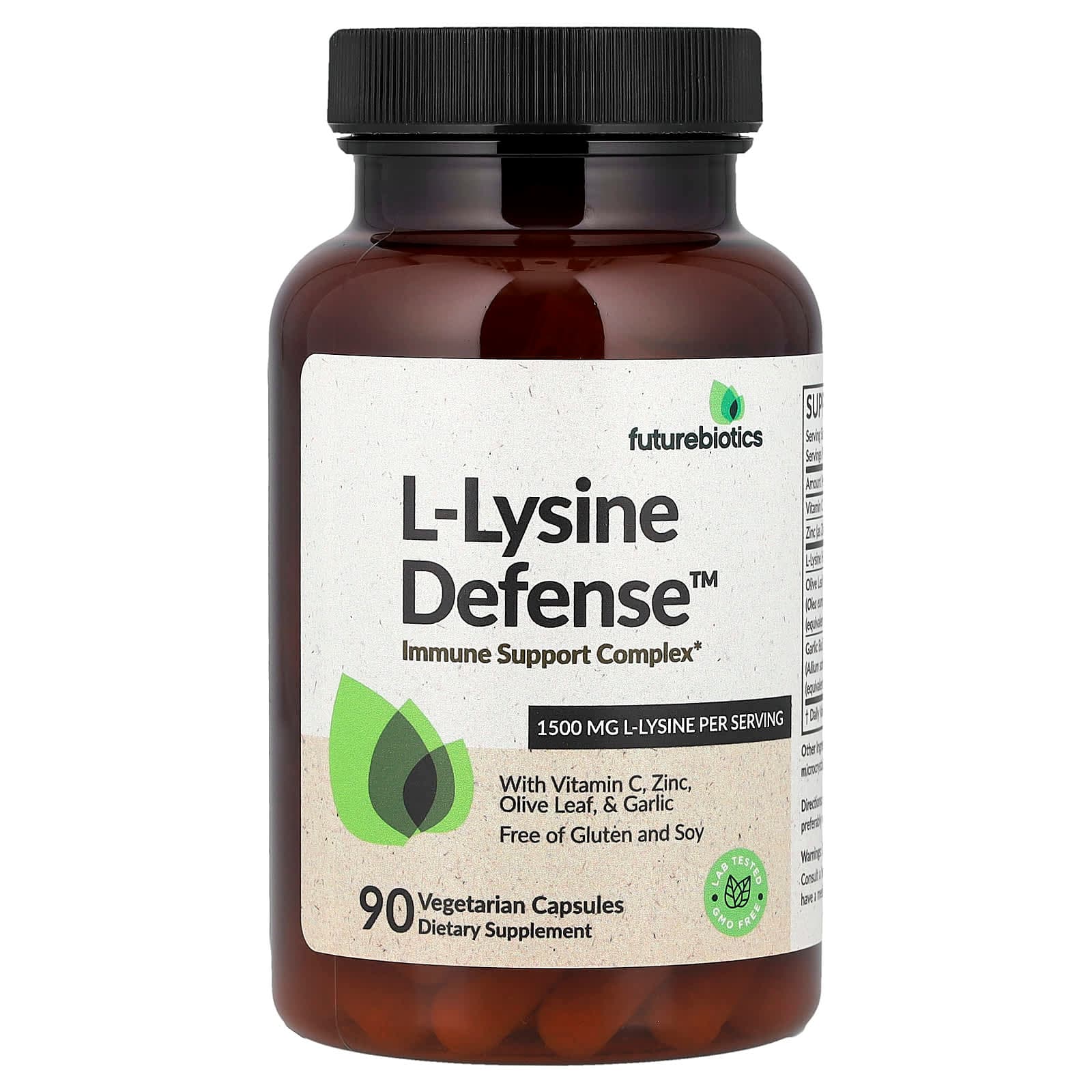Futurebiotics L-Lysine Defense – 90 gélules végétales de Futurebiotics