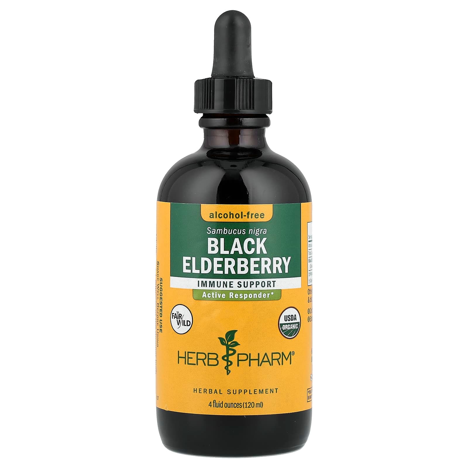 Herb Pharm Black Elderberry, Alcohol-Free – Black Elderberry – 120 ml de Herb Pharm