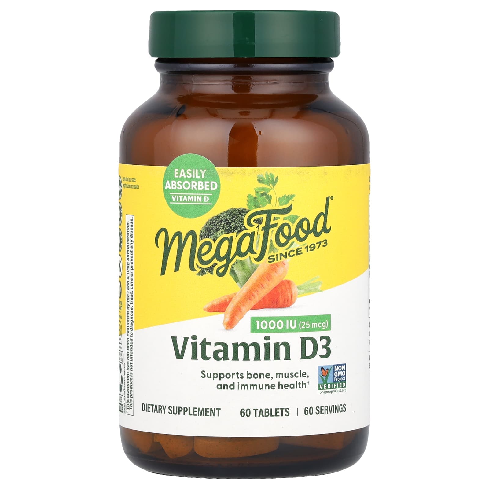MegaFood Vitamin D3 – 60 comprimés de MegaFood