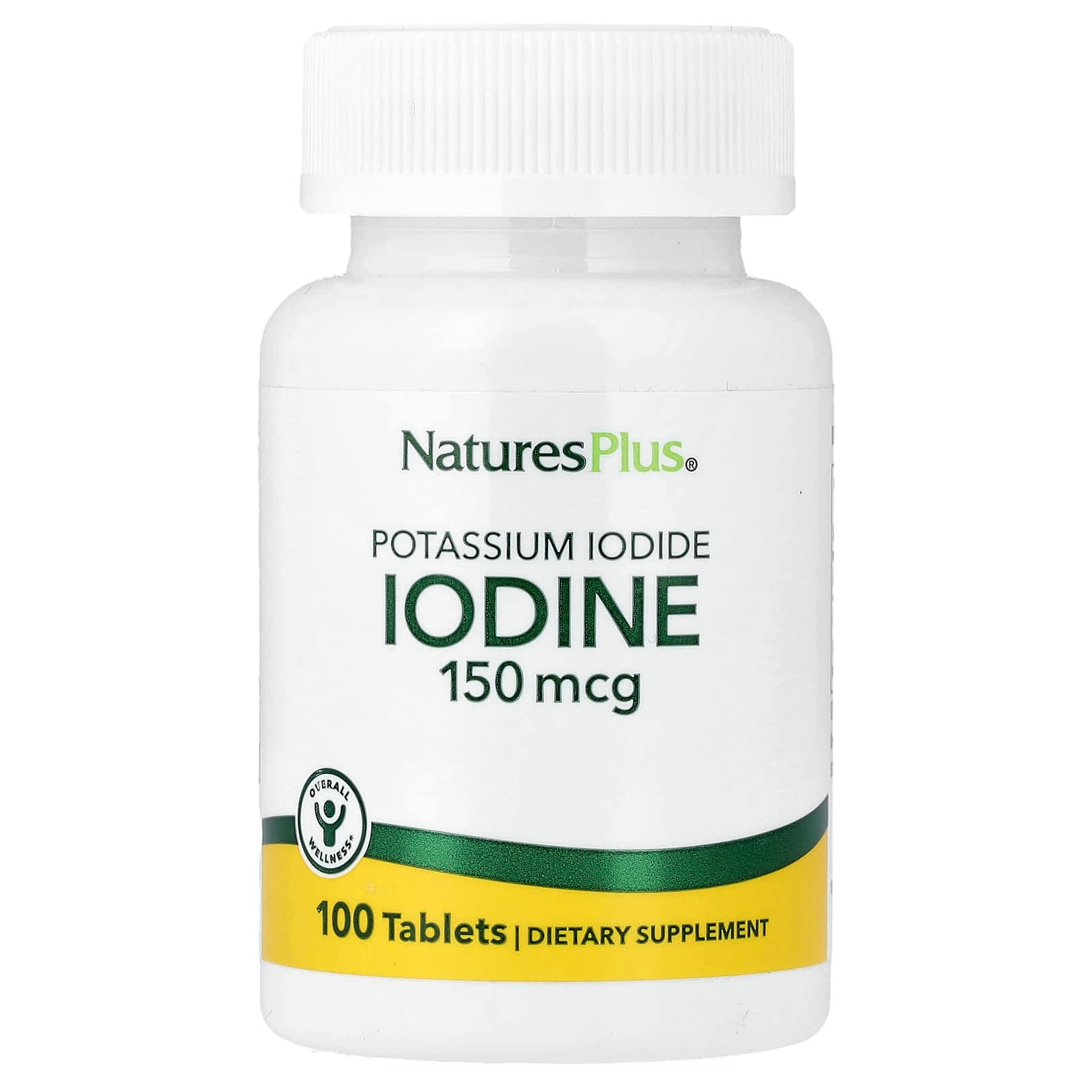 NaturesPlus Iodine – 100 comprimés de NaturesPlus