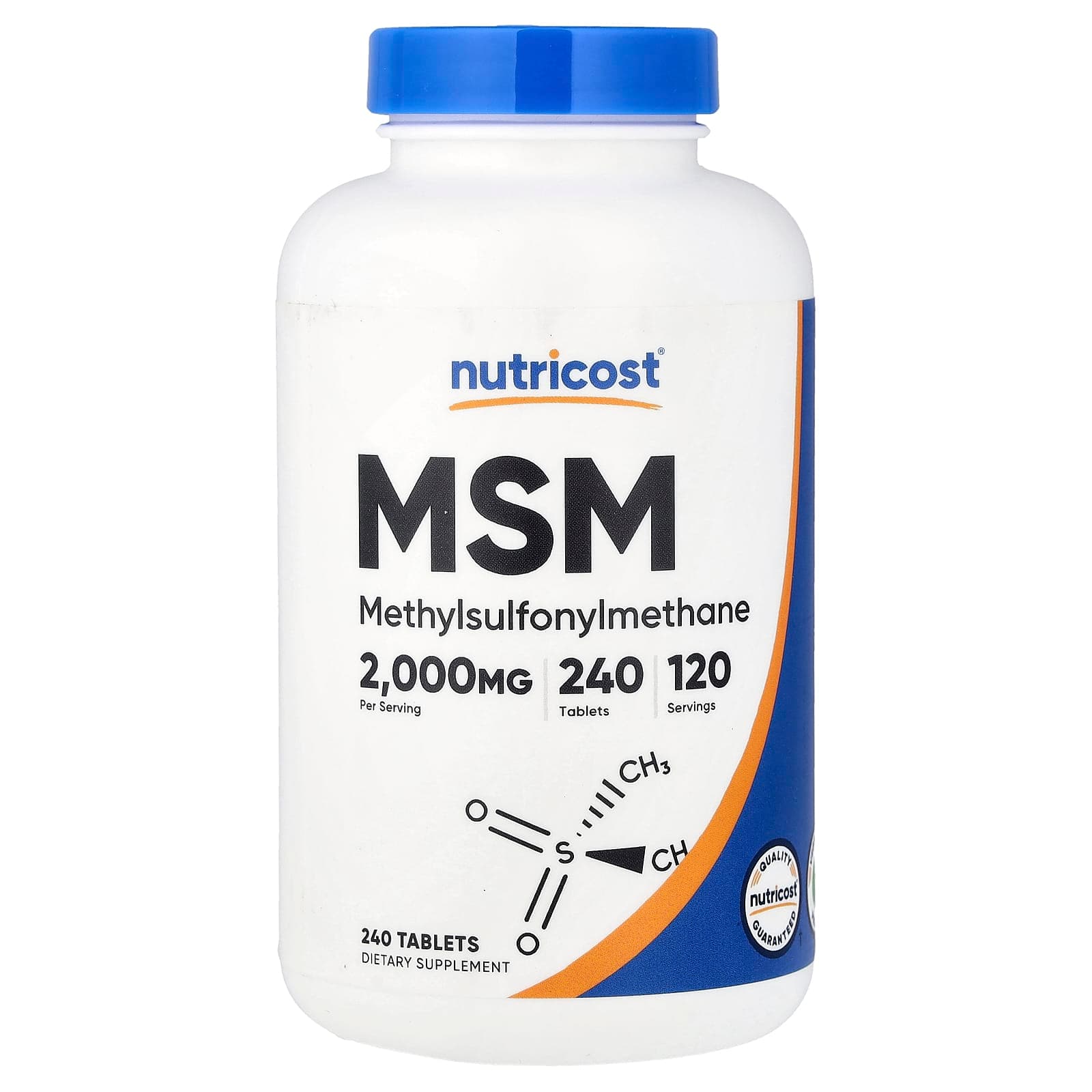 Nutricost MSM – 240 comprimés de Nutricost
