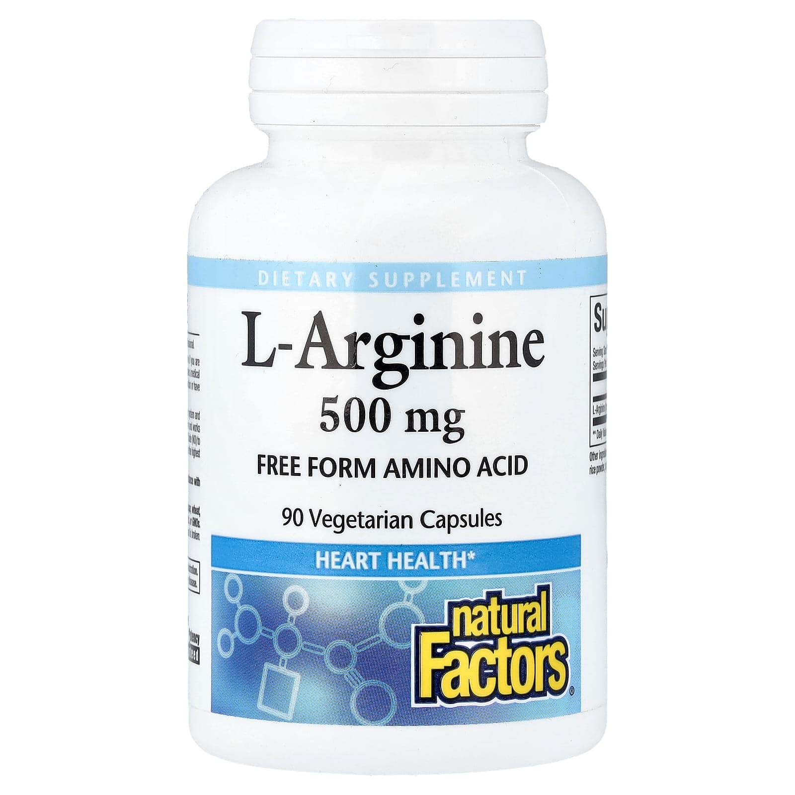 Natural Factors L-Arginine – 90 gélules végétales de Natural Factors