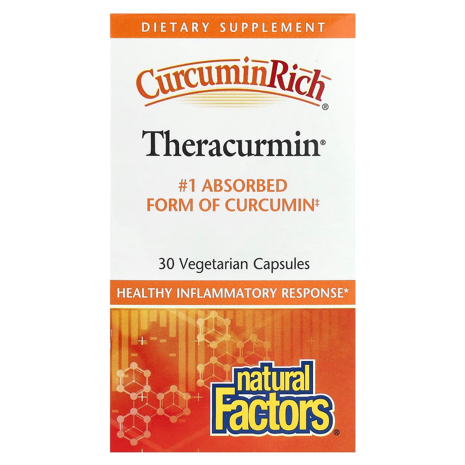 Natural Factors CurcuminRich, Theracurmin – 30 gélules végétales de Natural Factors