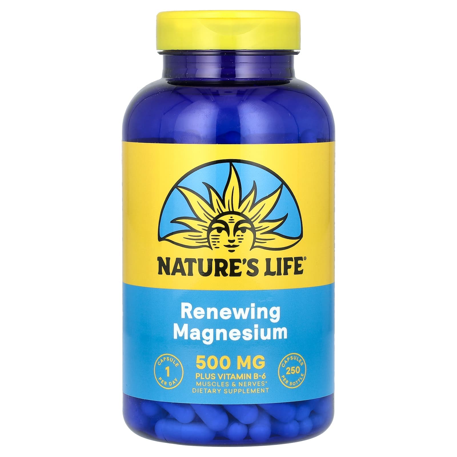 Nature's Life Renewing Magnesium – 250 gélules de Nature's Life