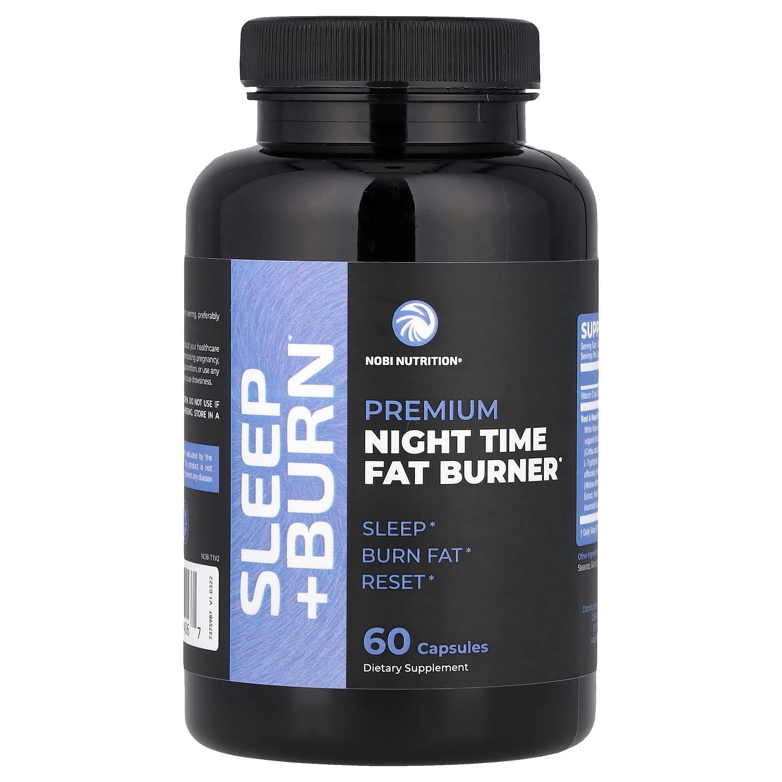 Nobi Nutrition Premium Night Time Fat Burner – 60 gélules de Nobi Nutrition