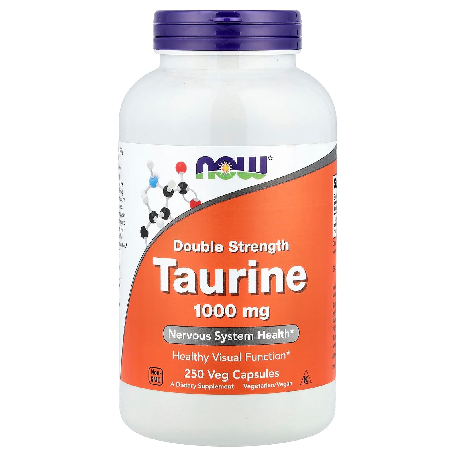 NOW Foods Taurine – 250 gélules végétales de NOW Foods