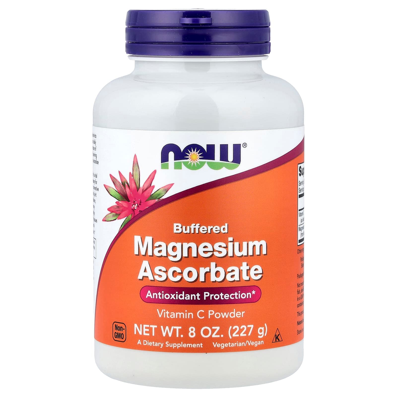 NOW Foods Buffered Magnesium Ascorbate, Vitamin C Powder – 227 g de NOW Foods