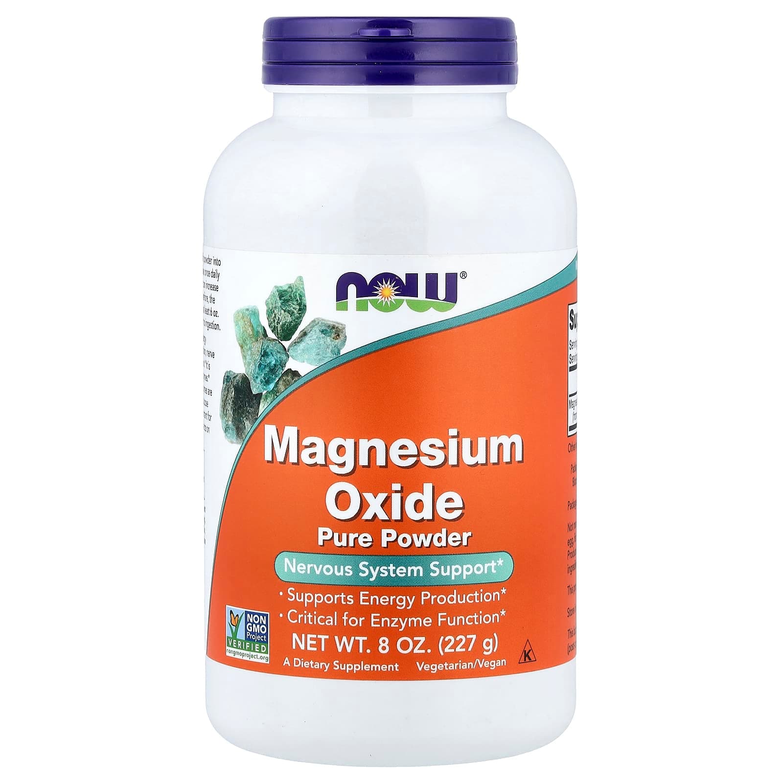 NOW Foods Magnesium Oxide Pure Powder – 227 g de NOW Foods