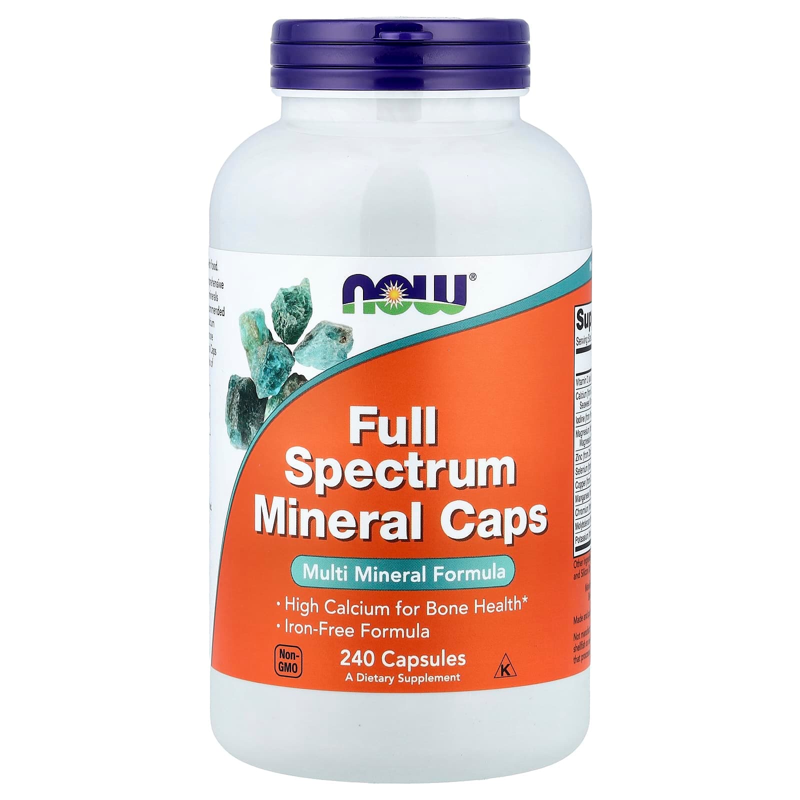NOW Foods Full Spectrum Minerals Caps – 240 gélules de NOW Foods