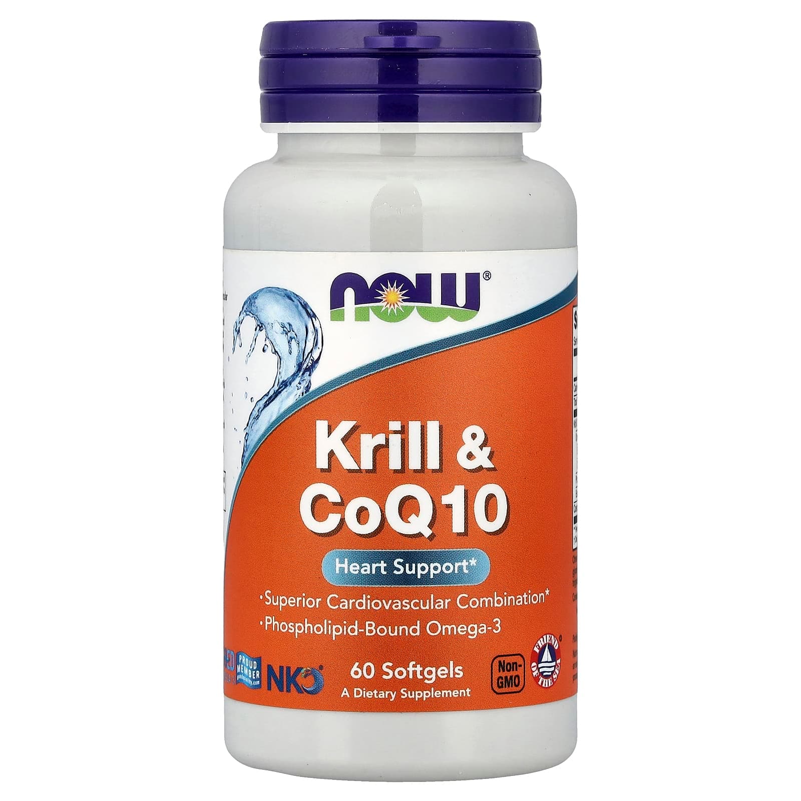 NOW Foods Krill & CoQ10 – 60 capsules molles de NOW Foods
