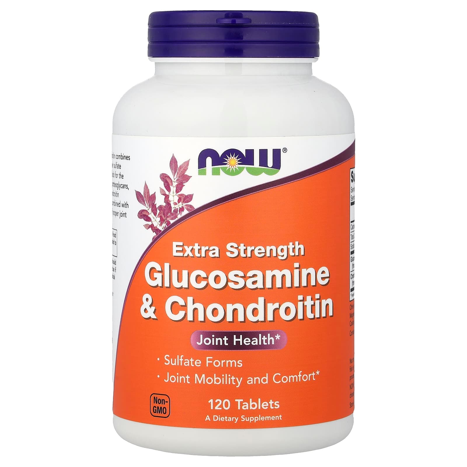 NOW Foods Glucosamine & Chondroitin – 120 comprimés de NOW Foods