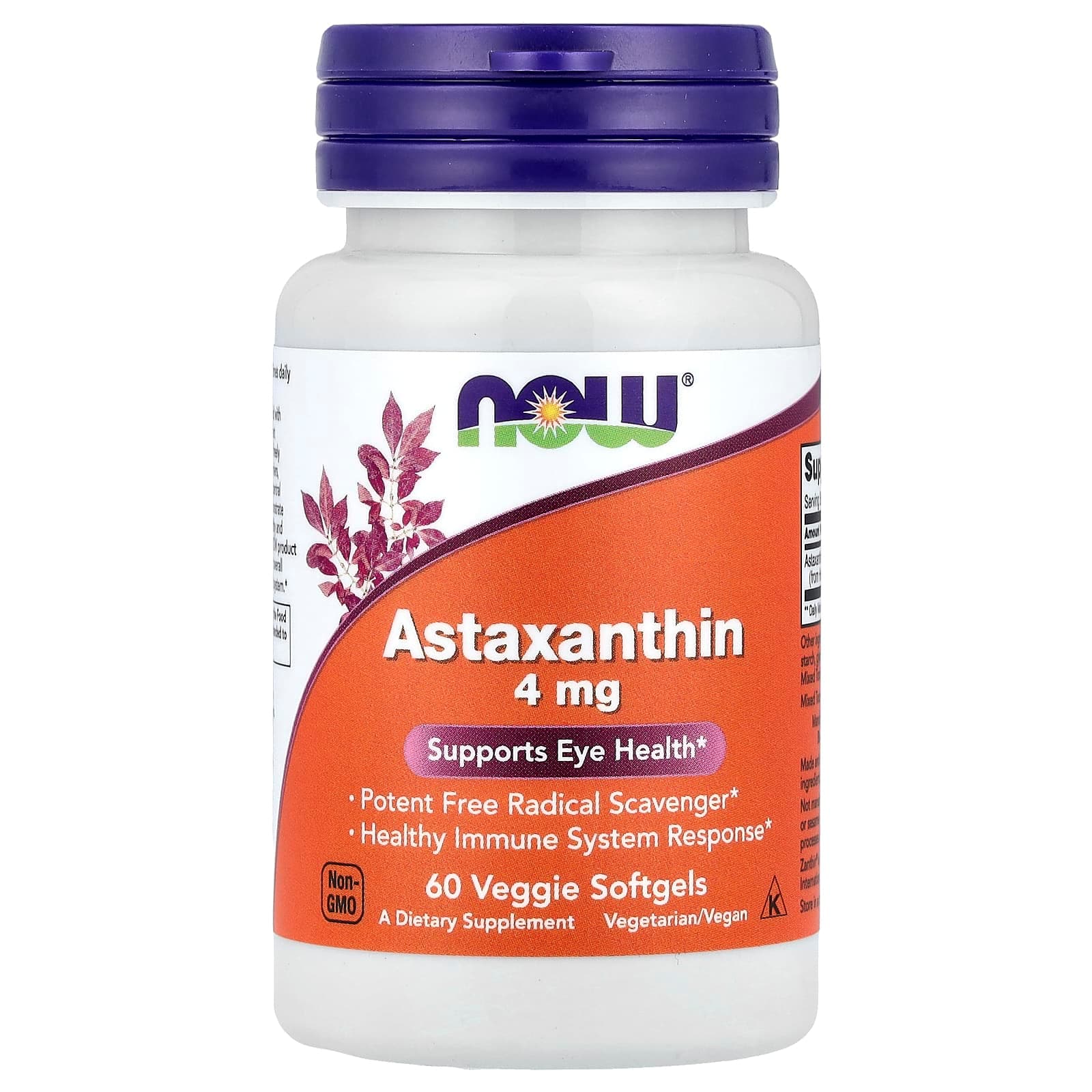 NOW Foods Astaxanthin – 4 mg de NOW Foods