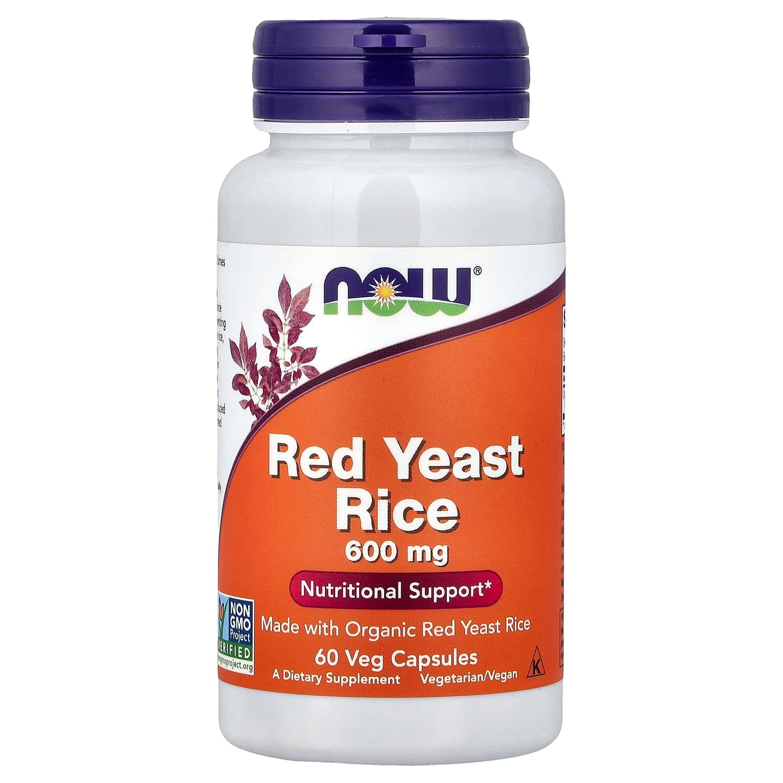 NOW Foods Red Yeast Rice – 60 gélules végétales de NOW Foods