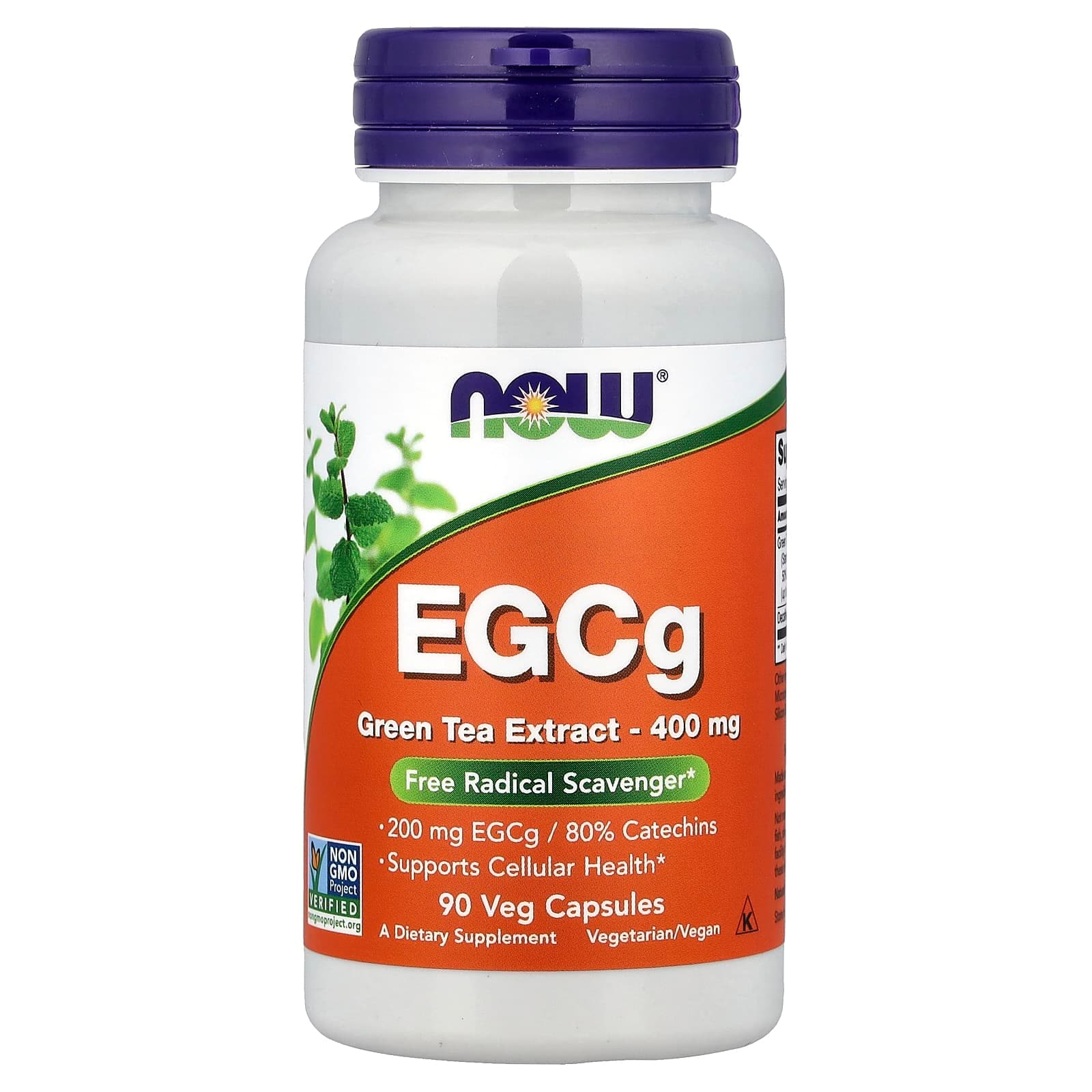 NOW Foods EGCg, Green Tea Extract – 90 gélules végétales de NOW Foods