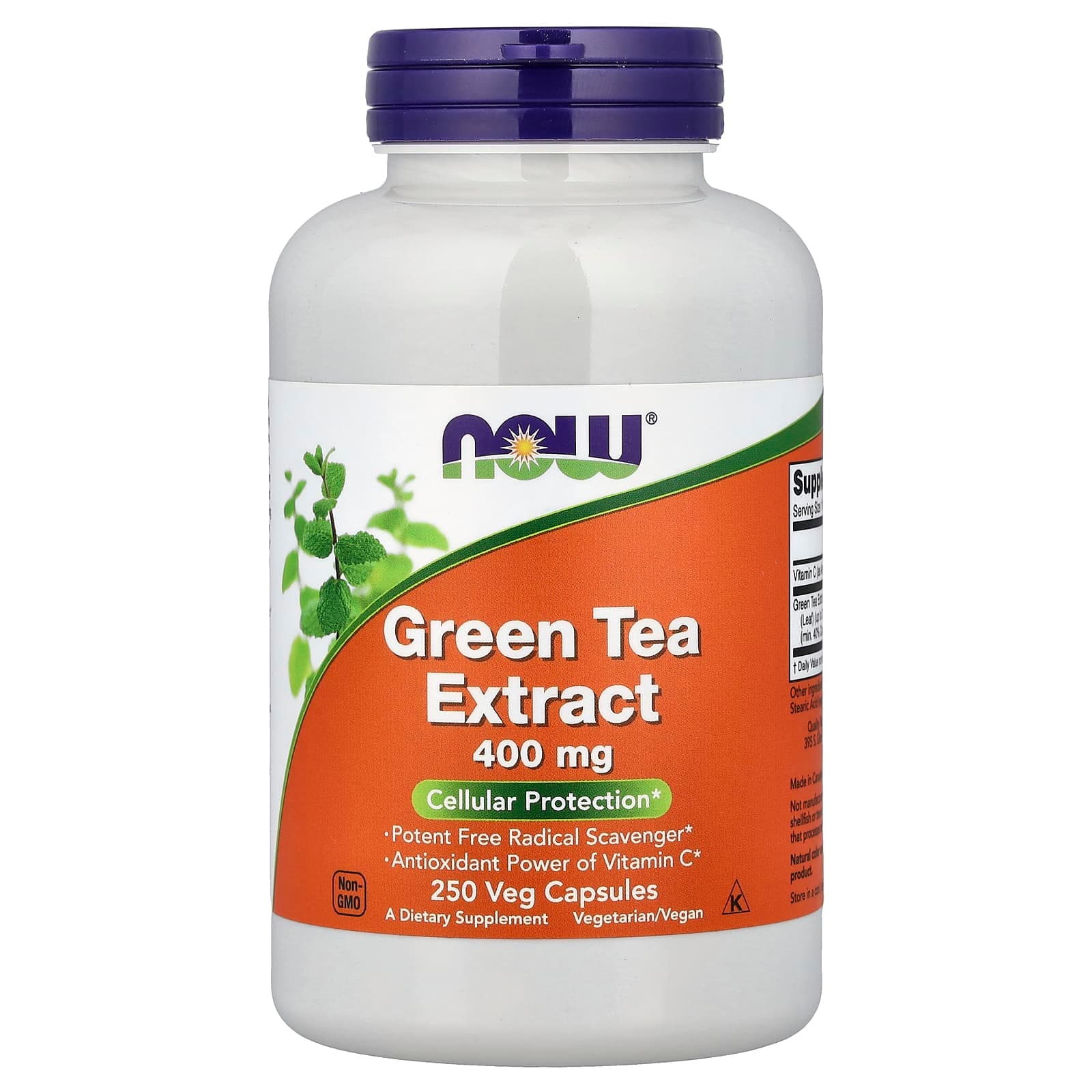 NOW Foods Green Tea Extract – 250 gélules végétales de NOW Foods