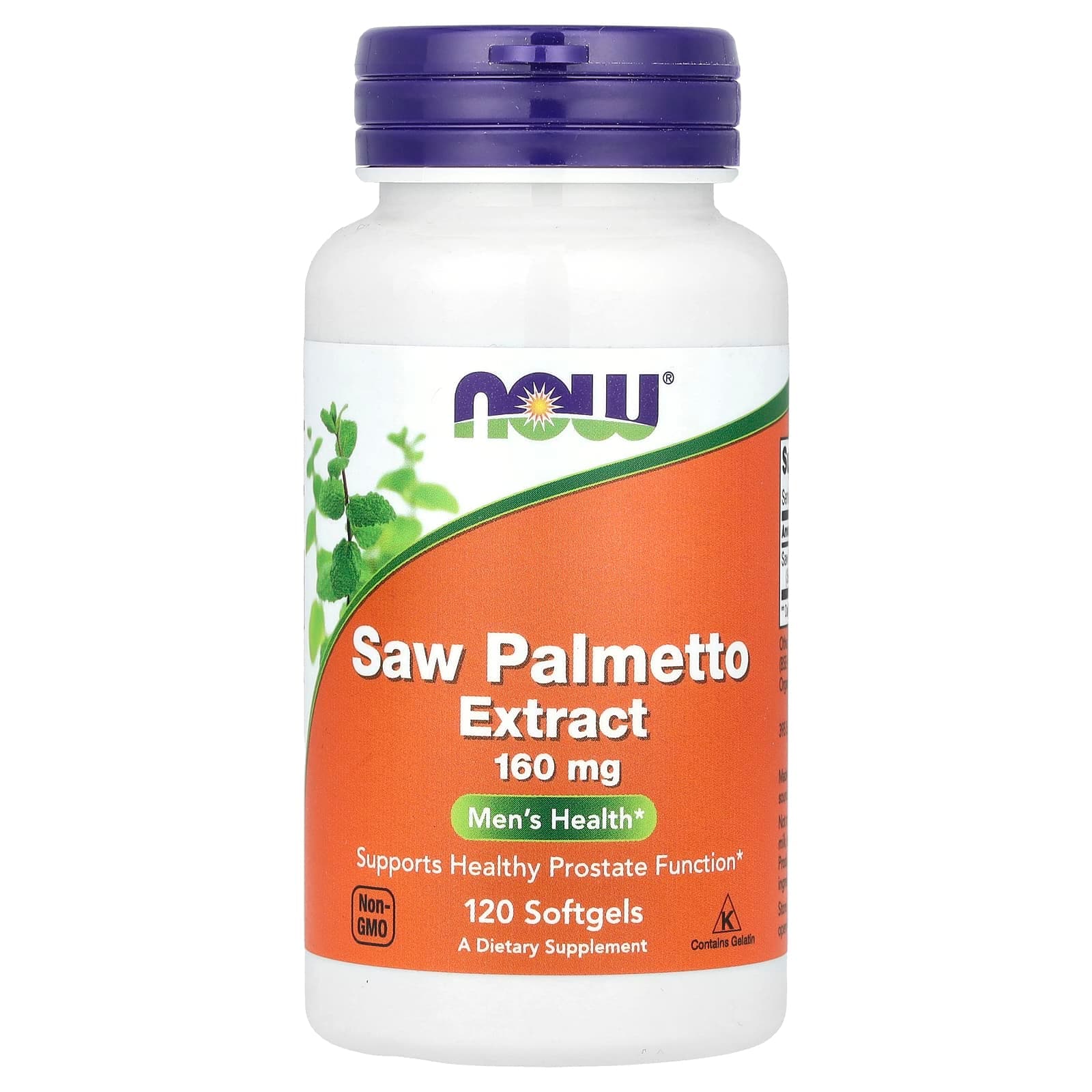 NOW Foods Saw Palmetto Extract – 120 capsules molles de NOW Foods