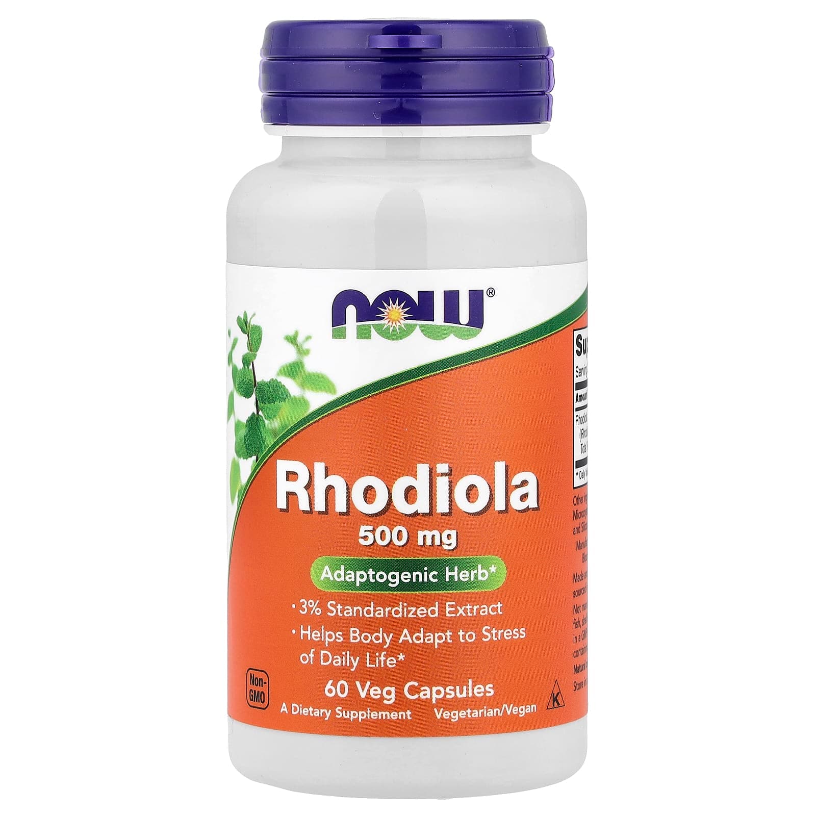 NOW Foods Rhodiola – 60 gélules végétales de NOW Foods