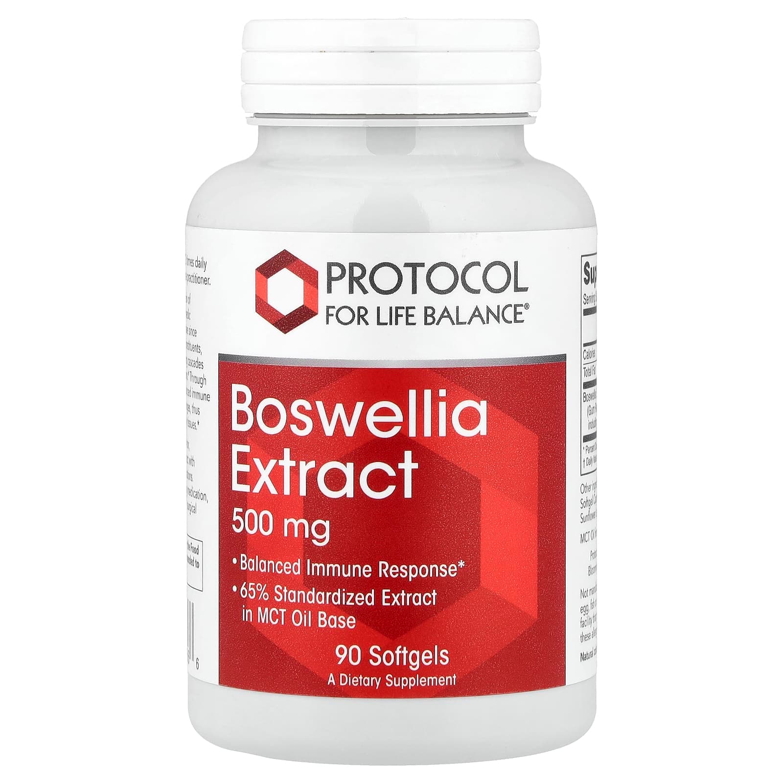 Protocol for Life Balance Boswellia Extract – 90 capsules molles de Protocol for Life Balance