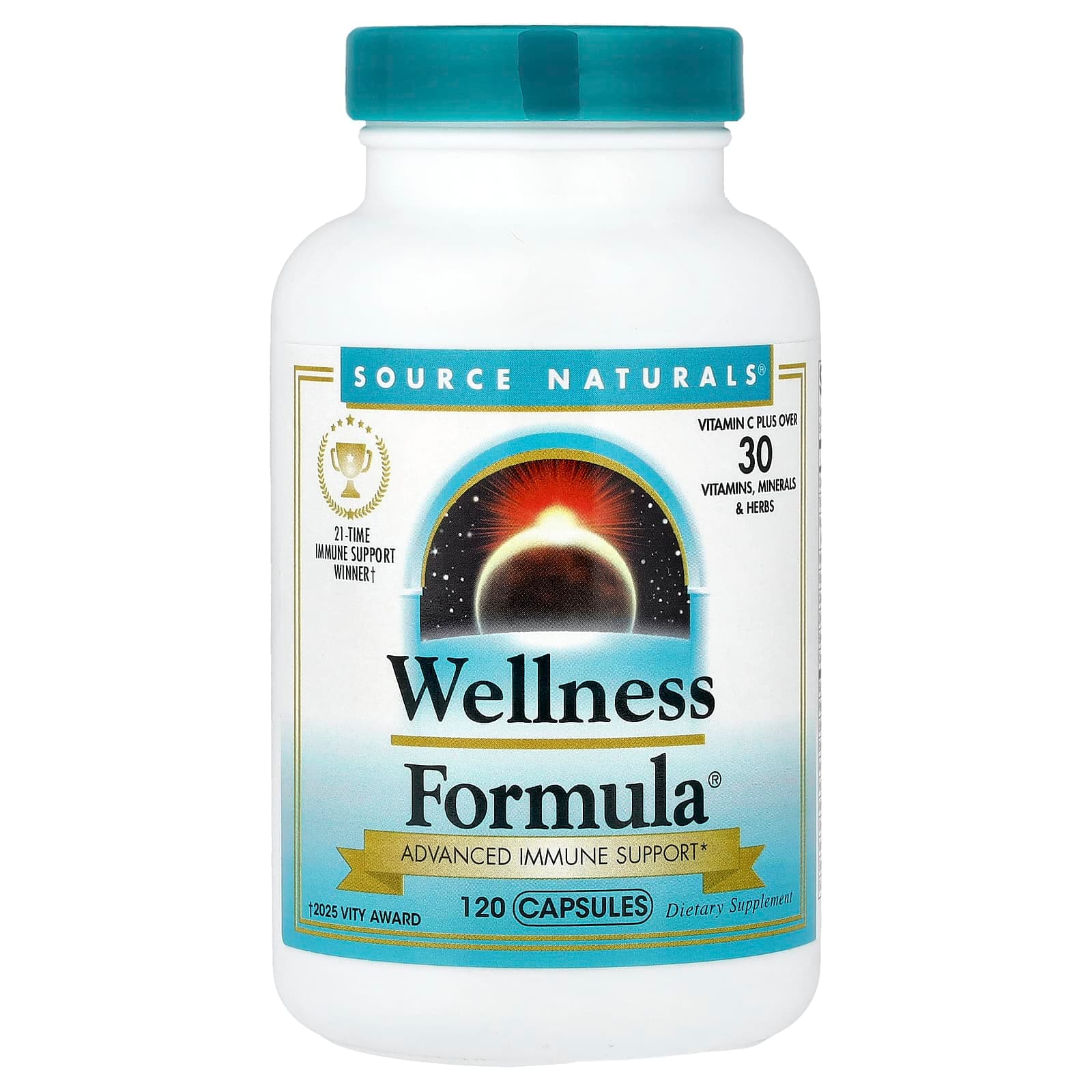 Source Naturals Wellness Formula, Advanced Immune Support – 120 gélules de Source Naturals