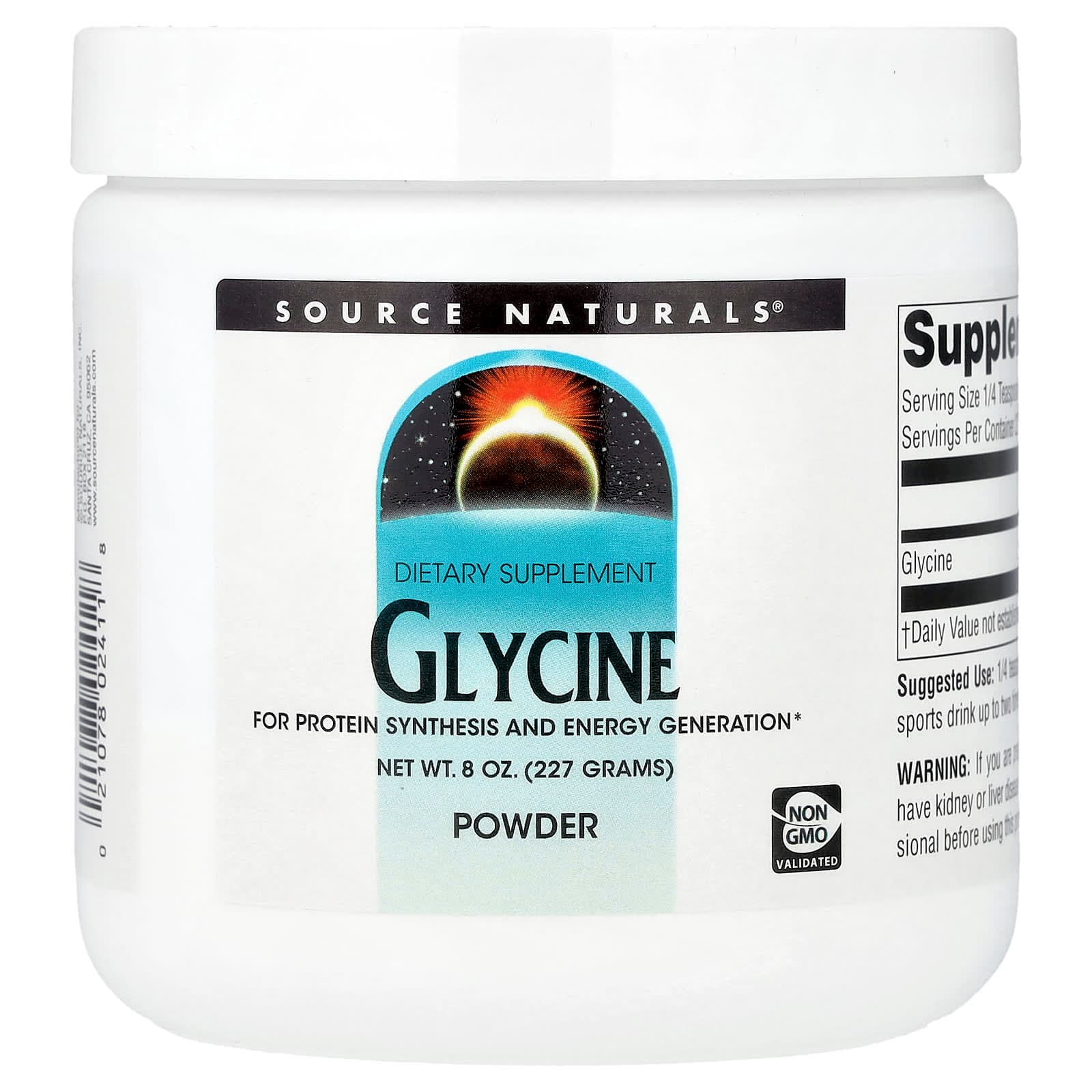Source Naturals Glycine Powder – 227 g de Source Naturals