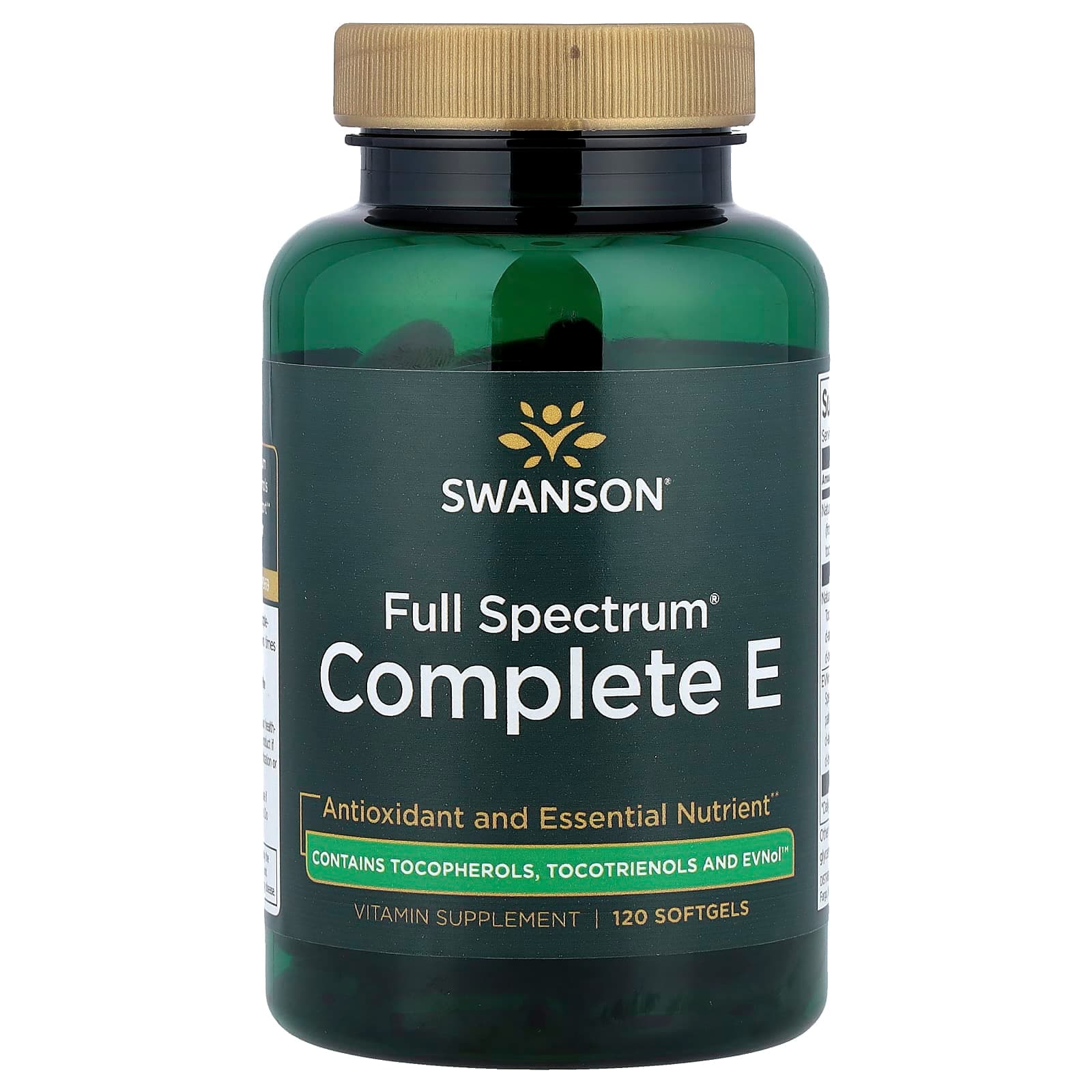 Swanson Vitamins Full Spectrum Complete E – 120 capsules molles de Swanson Vitamins
